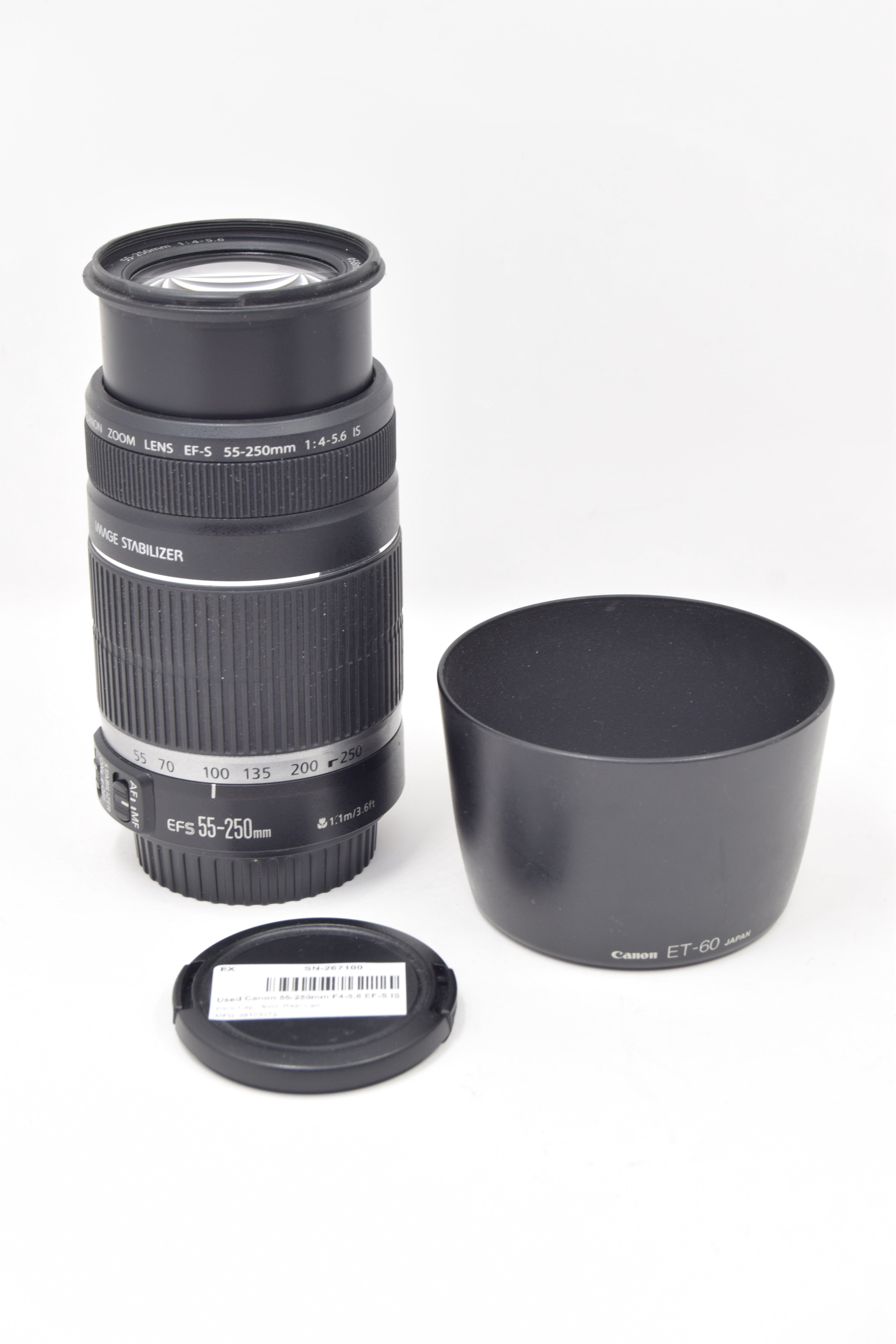 Used Canon 55-250mm F4-5.6 EF-S IS
