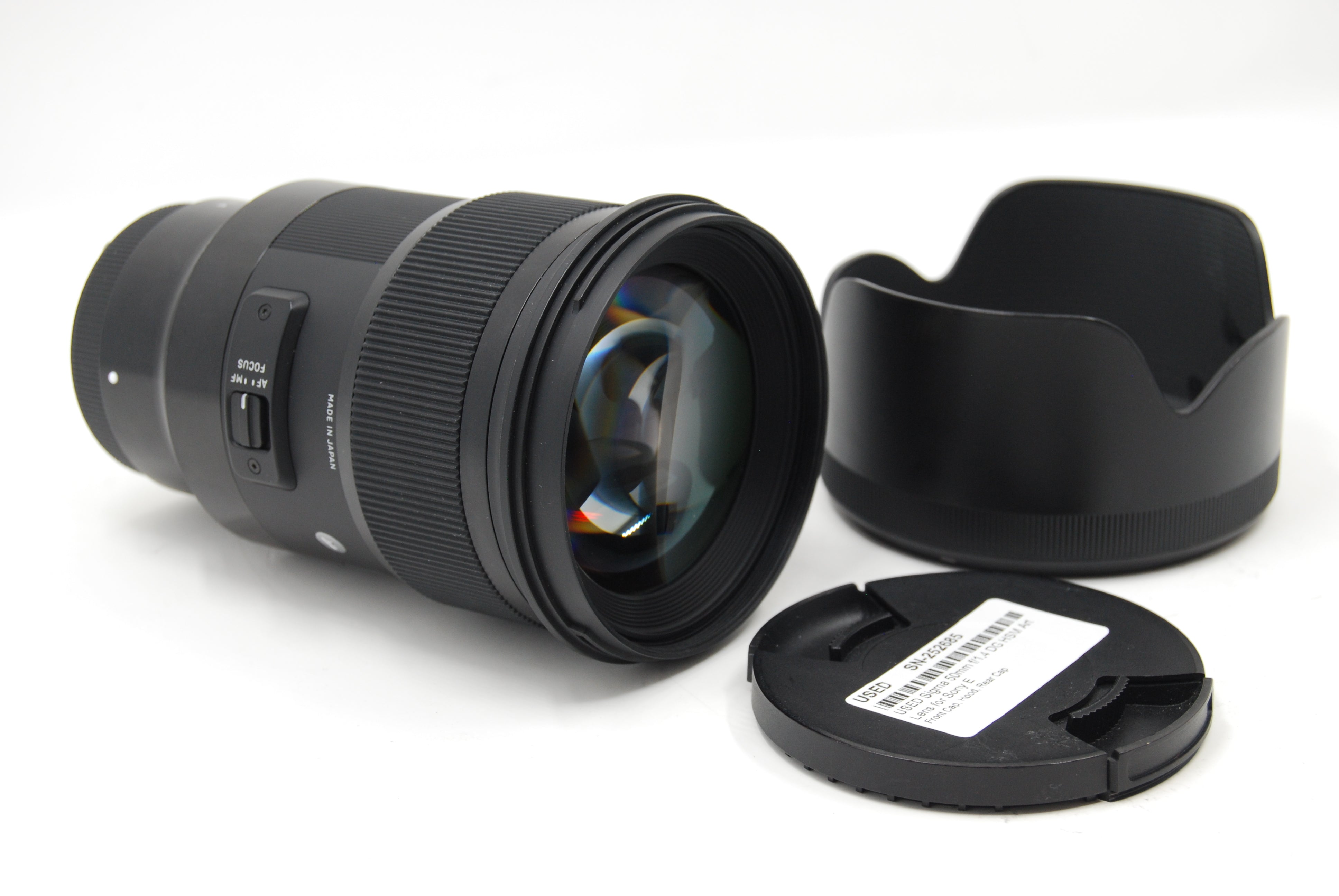 USED Sigma 50mm f/1.4 DG HSM Art Lens for Sony E