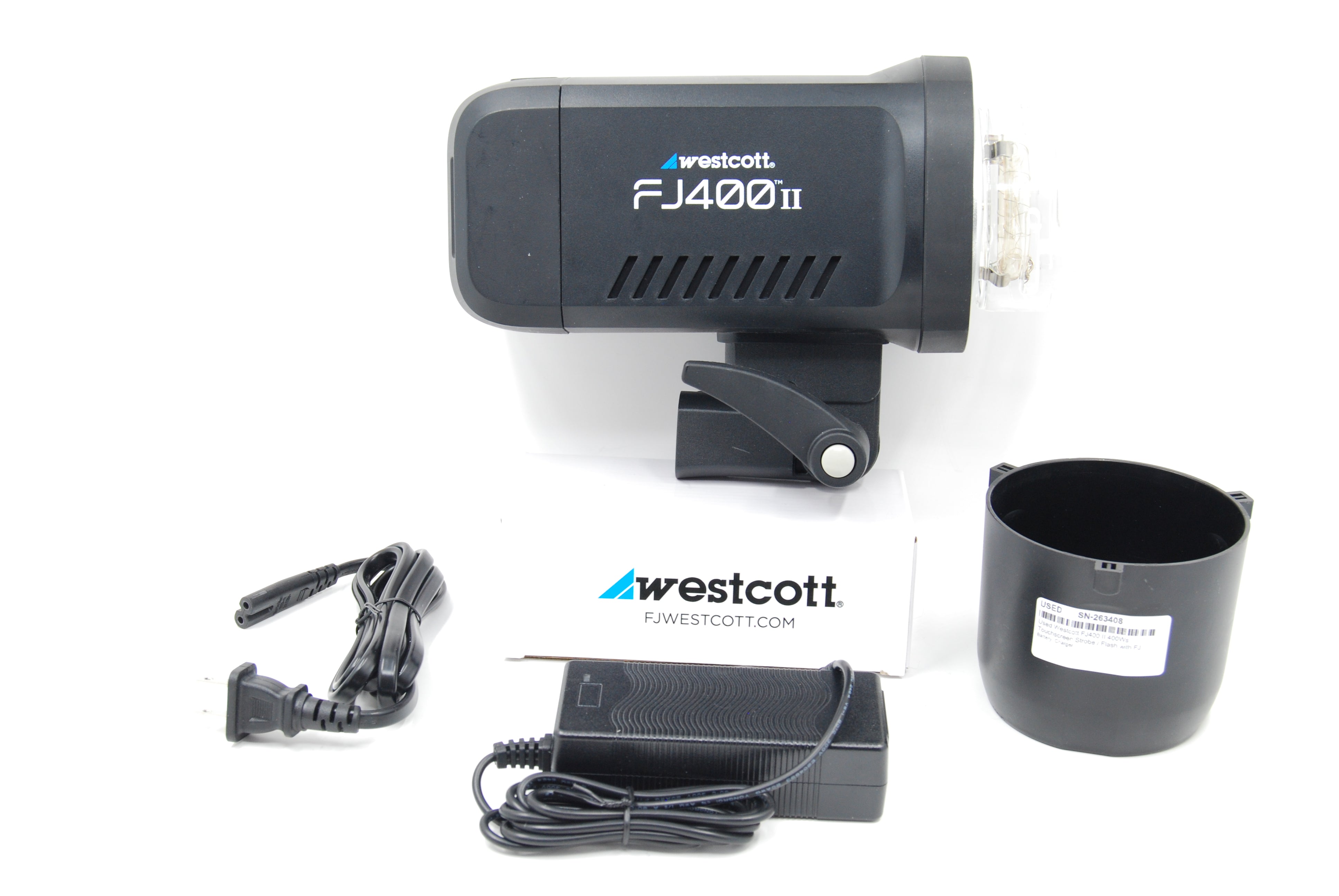 Used Westcott FJ400 II 400Ws Touchscreen Strobe / Flash with FJ Pro AC/DC Battery