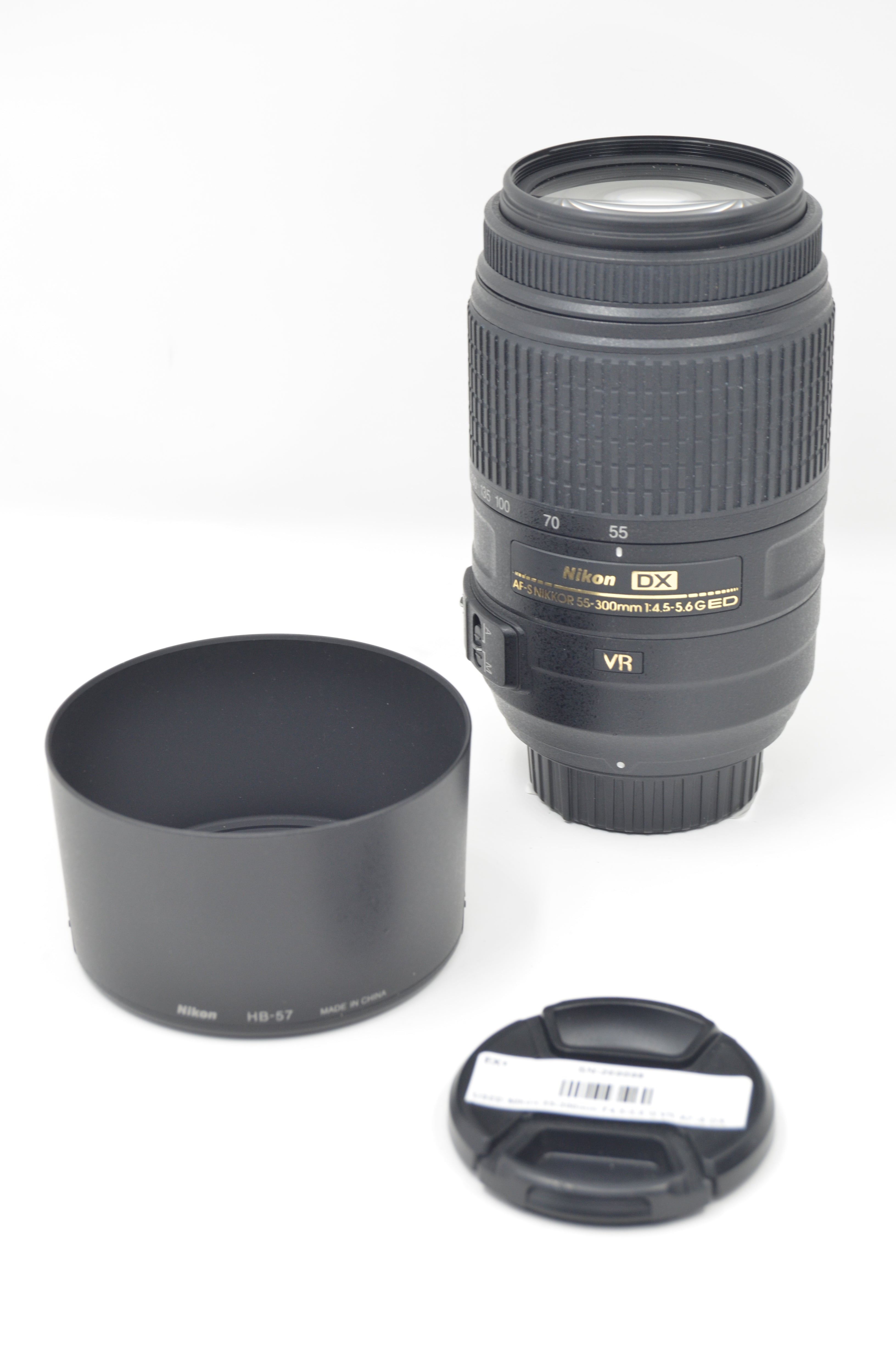 USED Nikon 55-300mm F4.5-5.6 G VR AF-S DX Lens