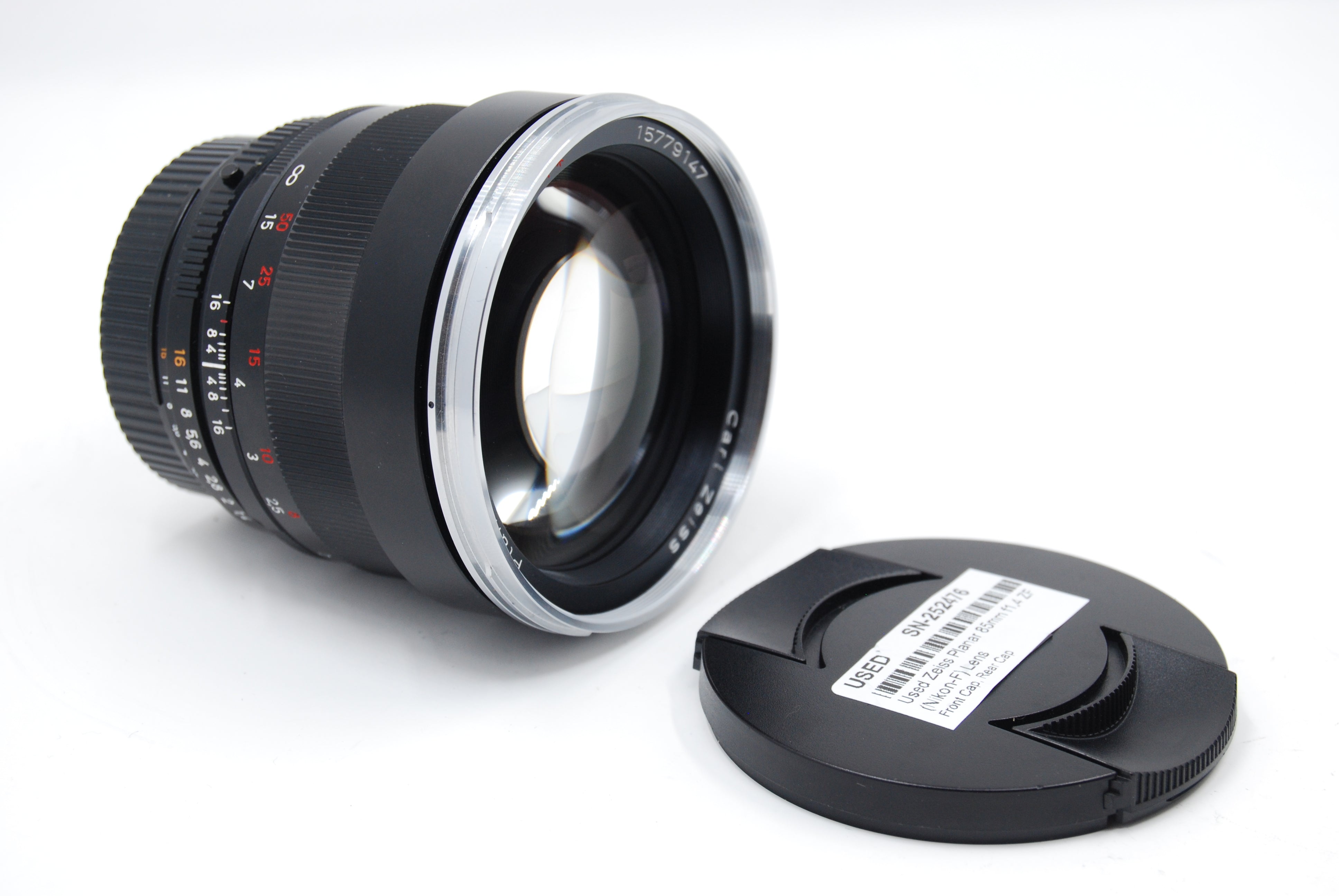 Used Zeiss Planar 85mm f1.4 ZF (Nikon-F) Lens