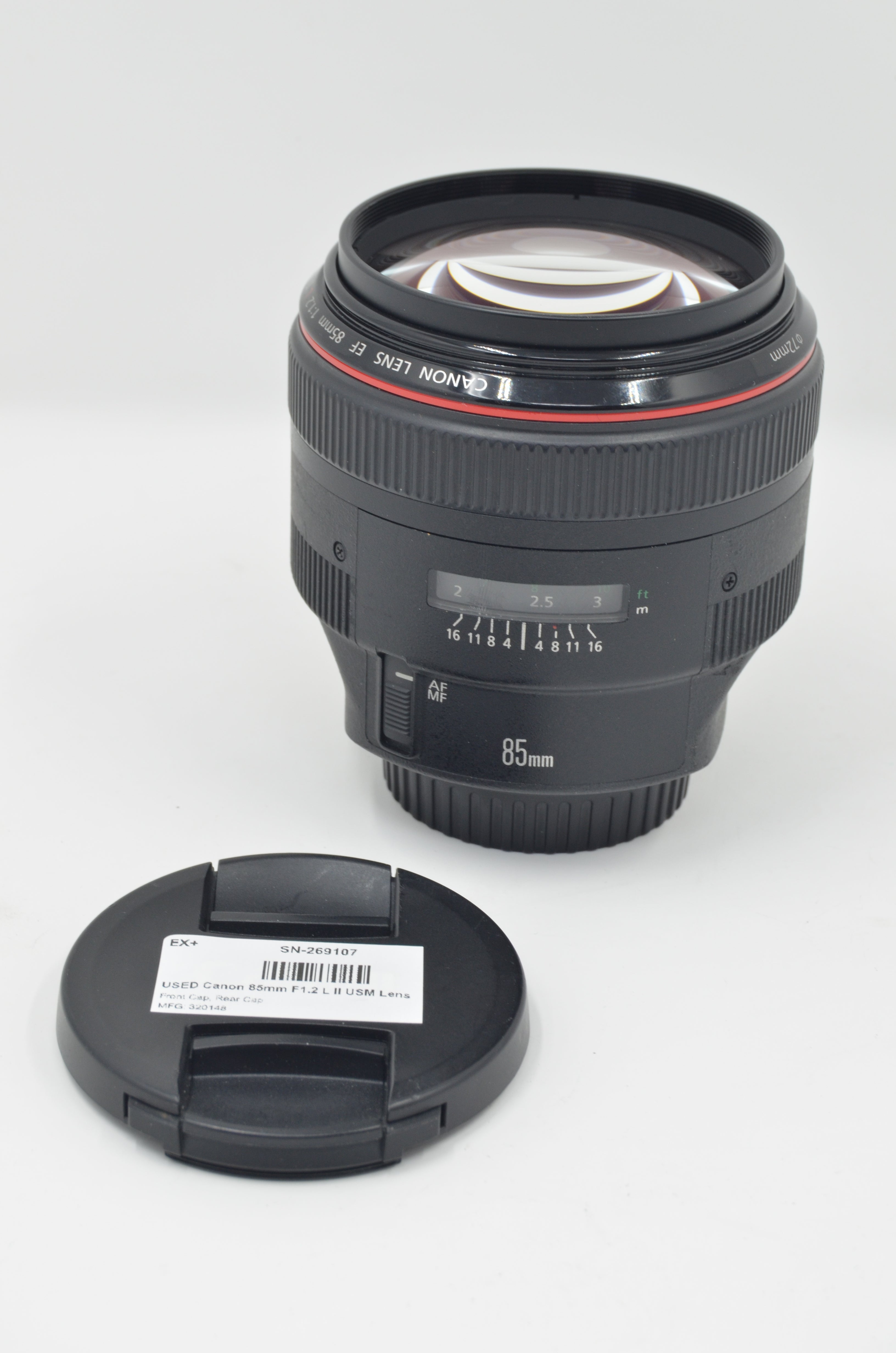 USED Canon 85mm F1.2 L II USM Lens