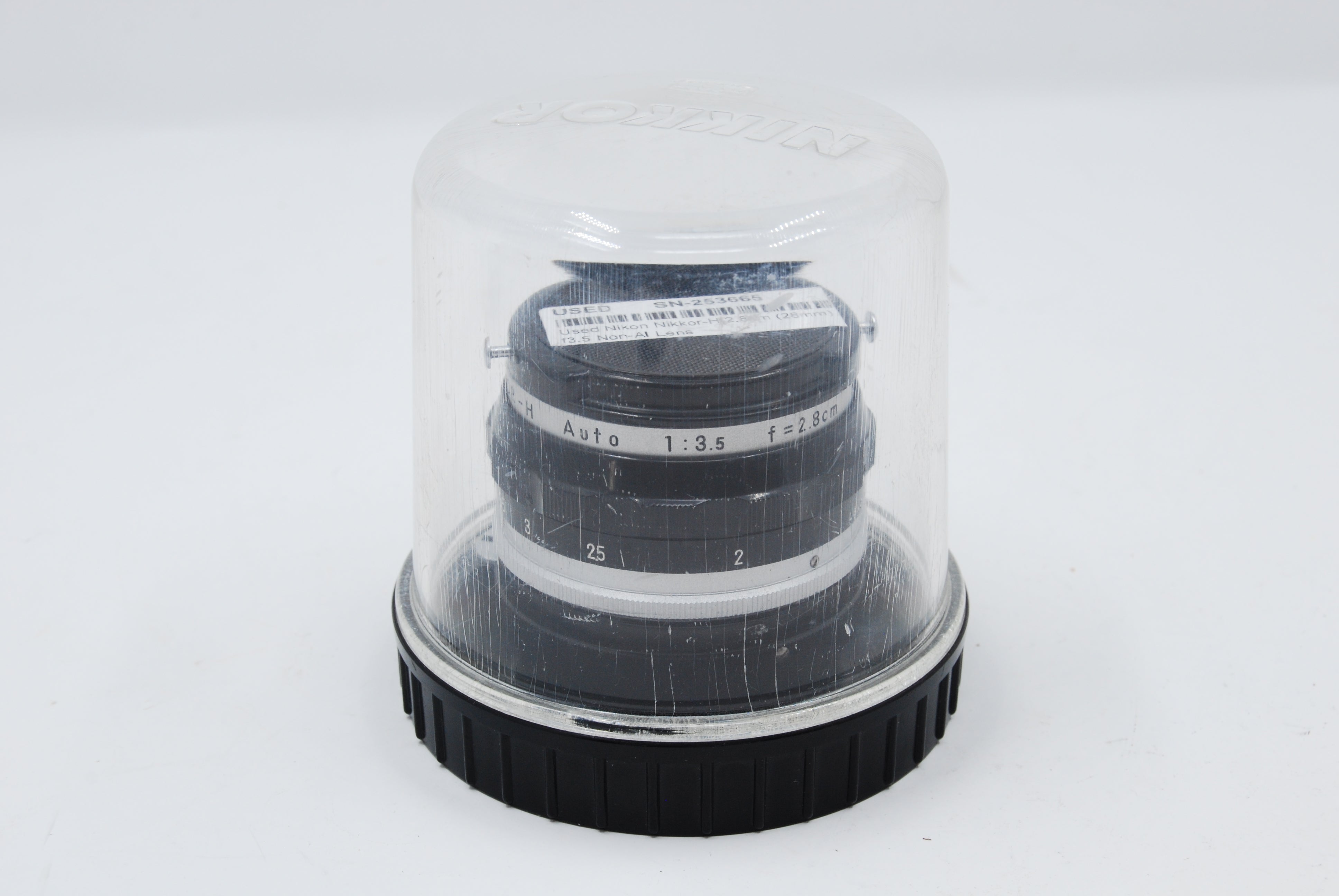 Used Nikon Nikkor-H 2.8cm (28mm) f3.5 Non-AI Lens