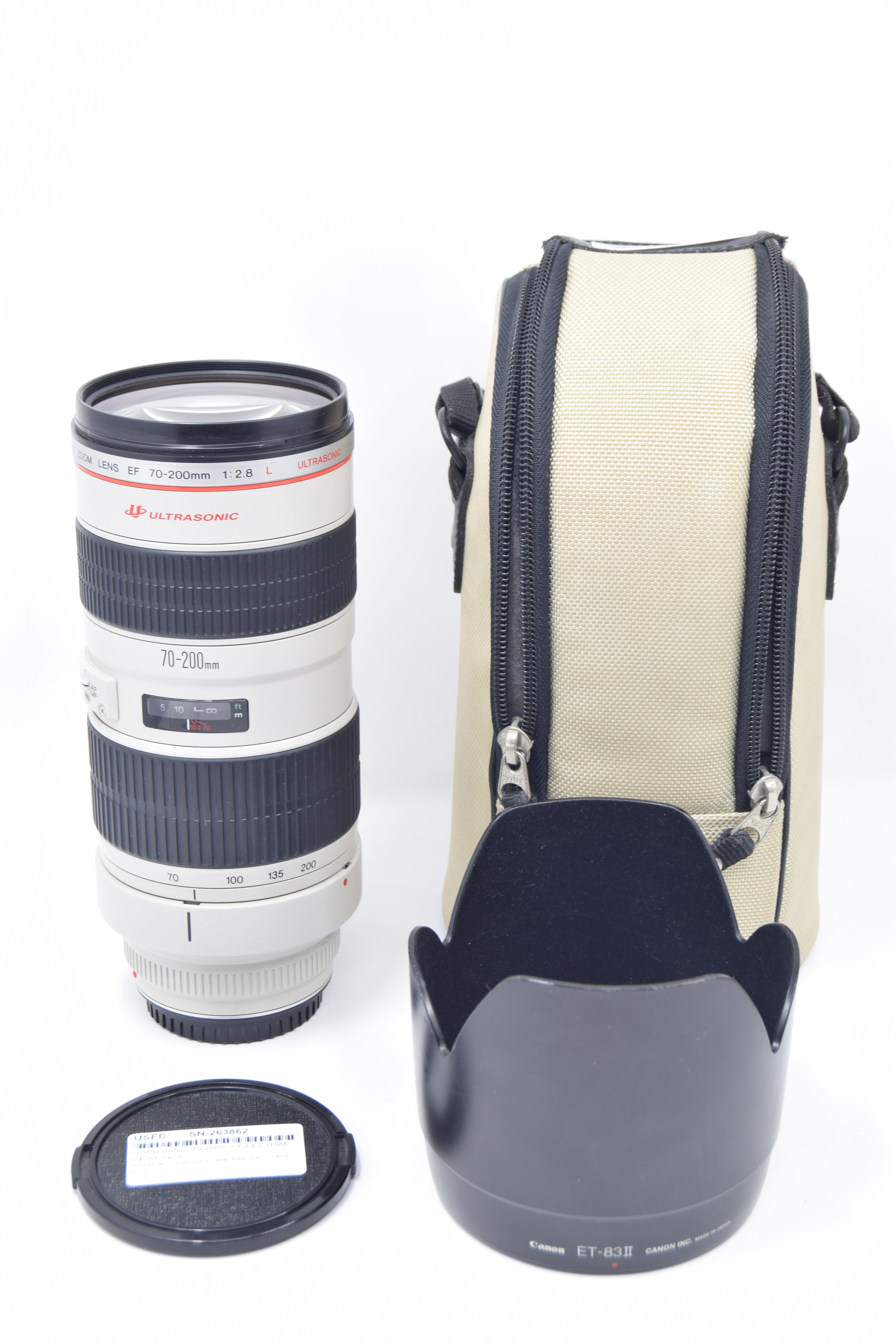 USED Canon 70-200mm F2.8 L USM EF AF Lens