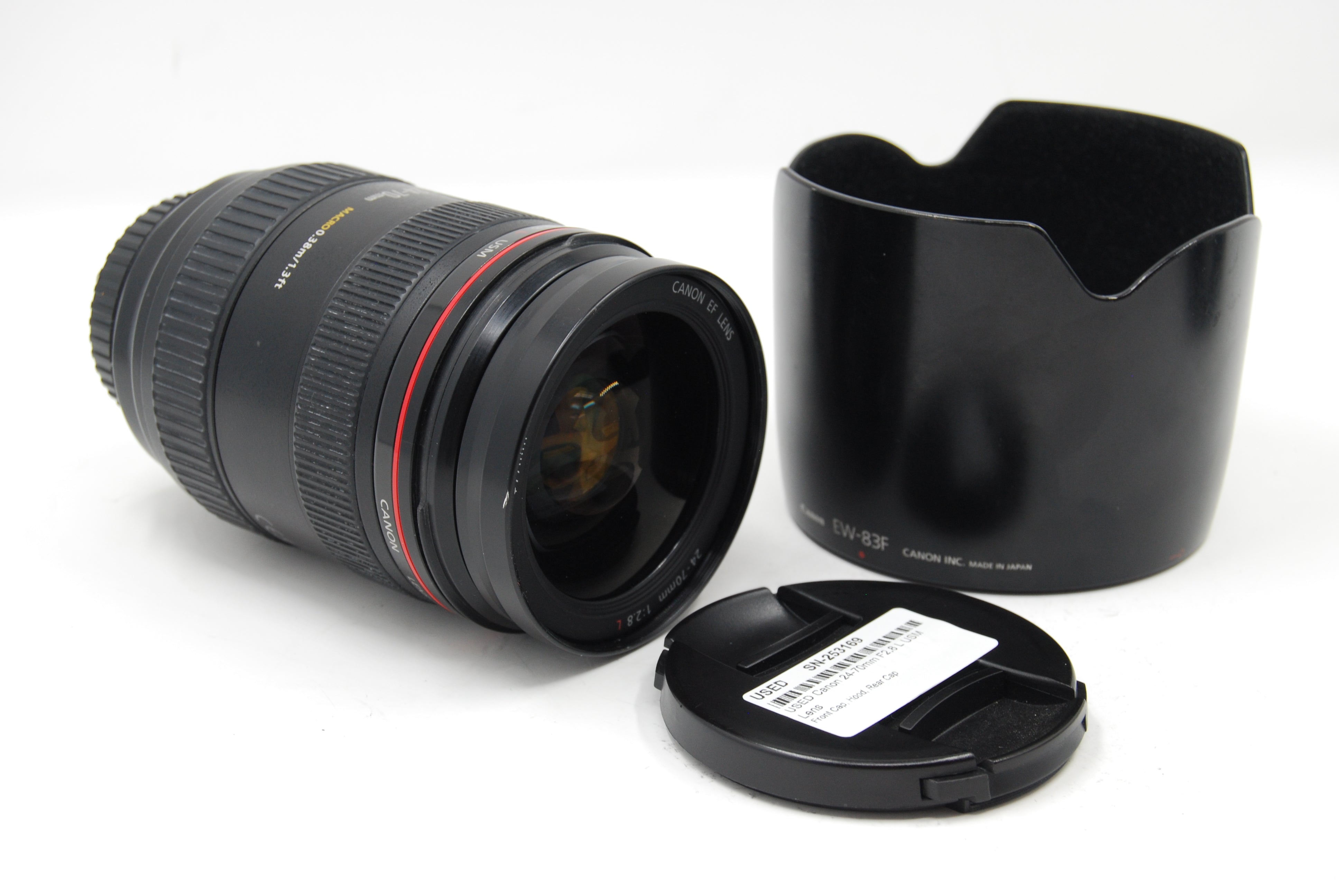 USED Canon 24-70mm F2.8 L USM Lens