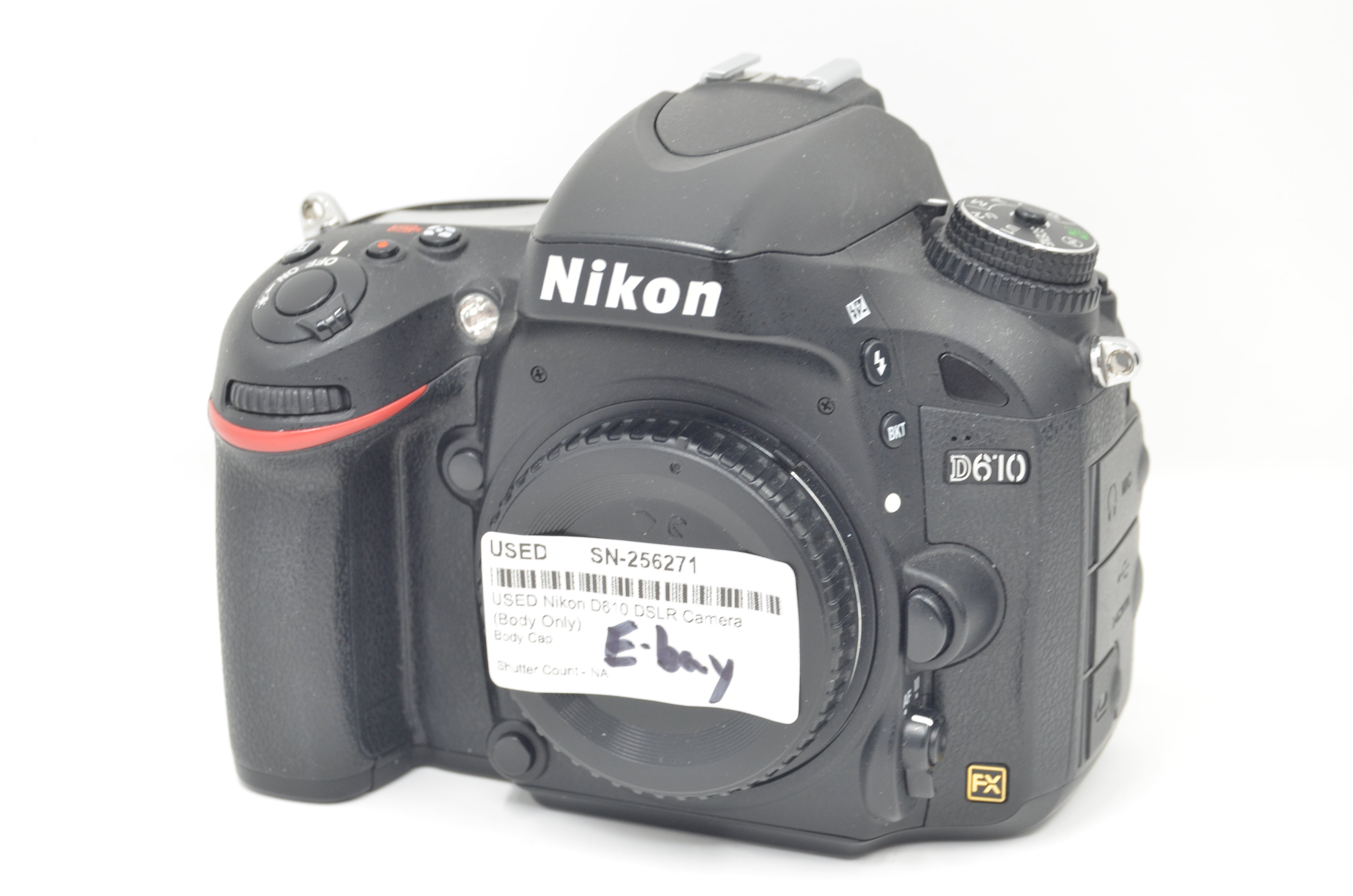 USED Nikon D610 DSLR Camera (Body Only) AS-IS, READ, PARTS/REPAIR