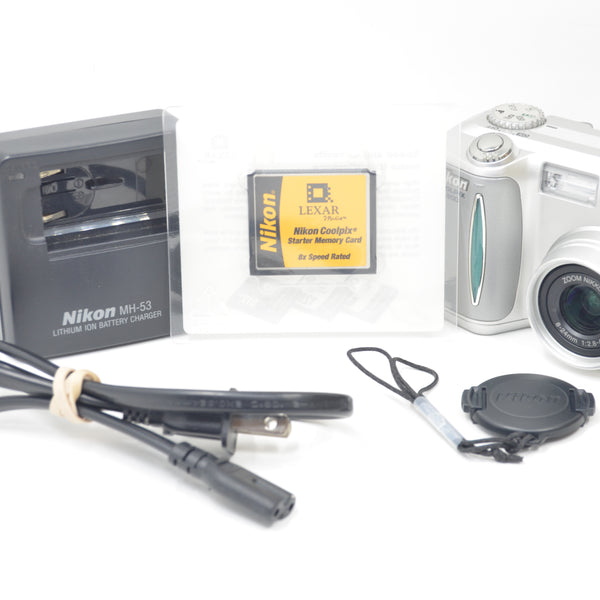 【完動品】Nikon COOLPIX 4300 デジタルカメラ 動作確認済み Nikon Digital Camera Coolpix 4300 4.0MP Silver | eBay
