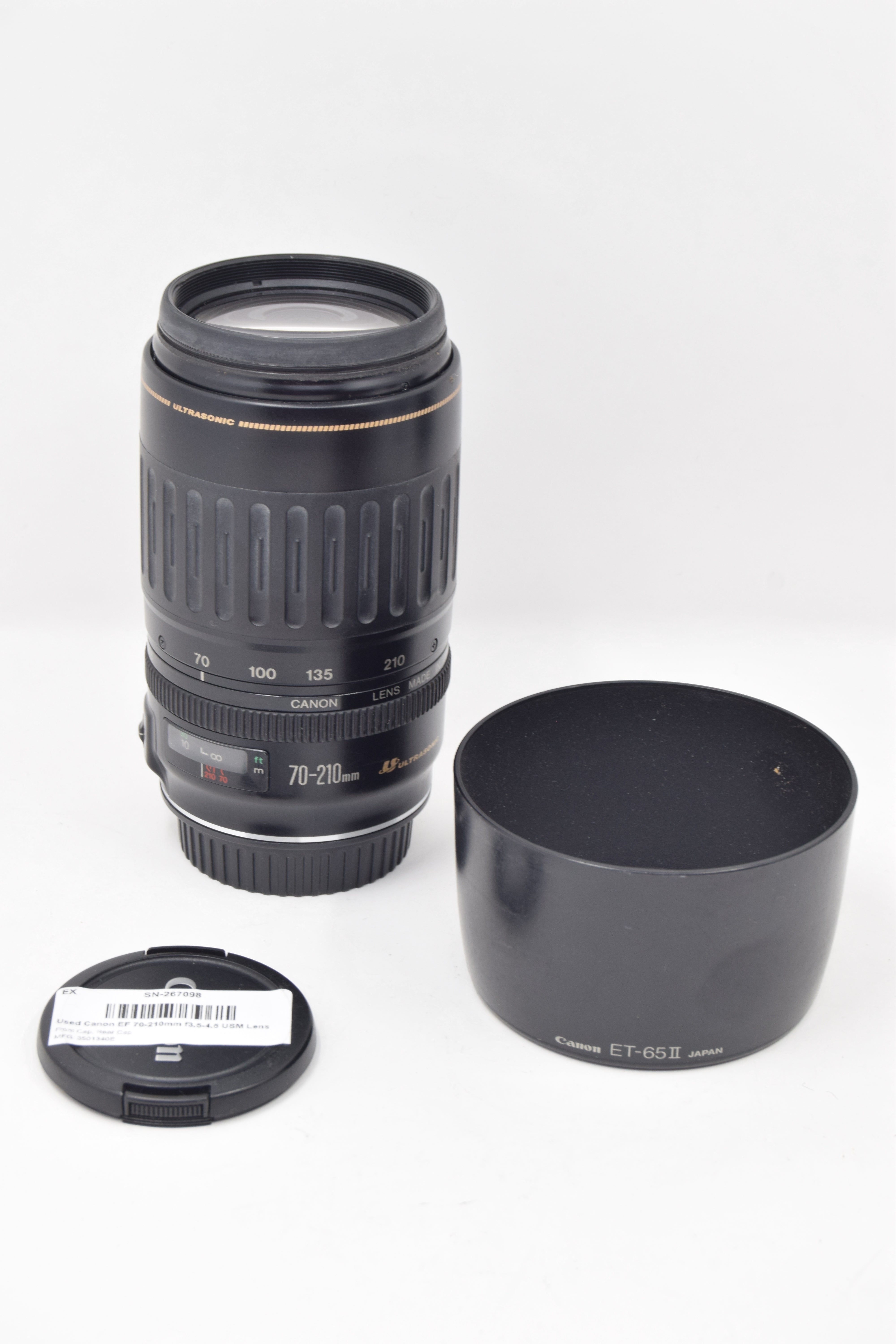 Used Canon EF 70-210mm f3.5-4.5 USM Lens