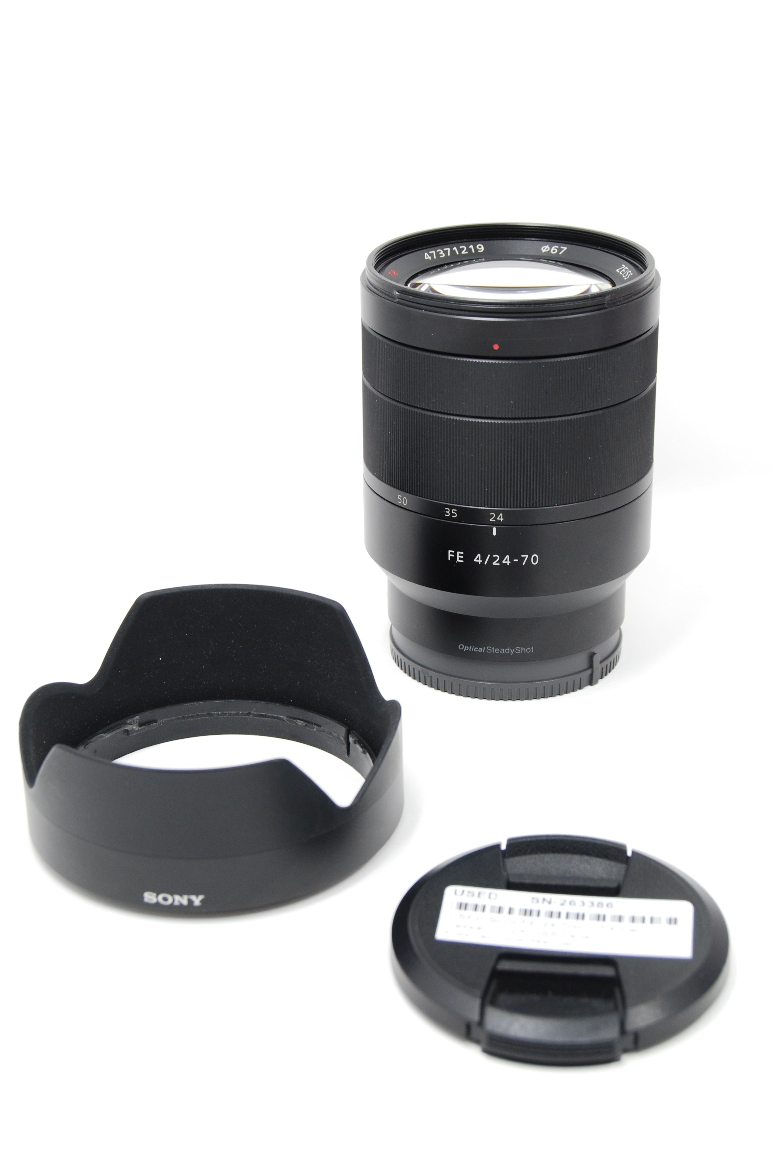 USED Sony FE 24-70mm F4 Vario-Tessar T*  ZA OSS Lens