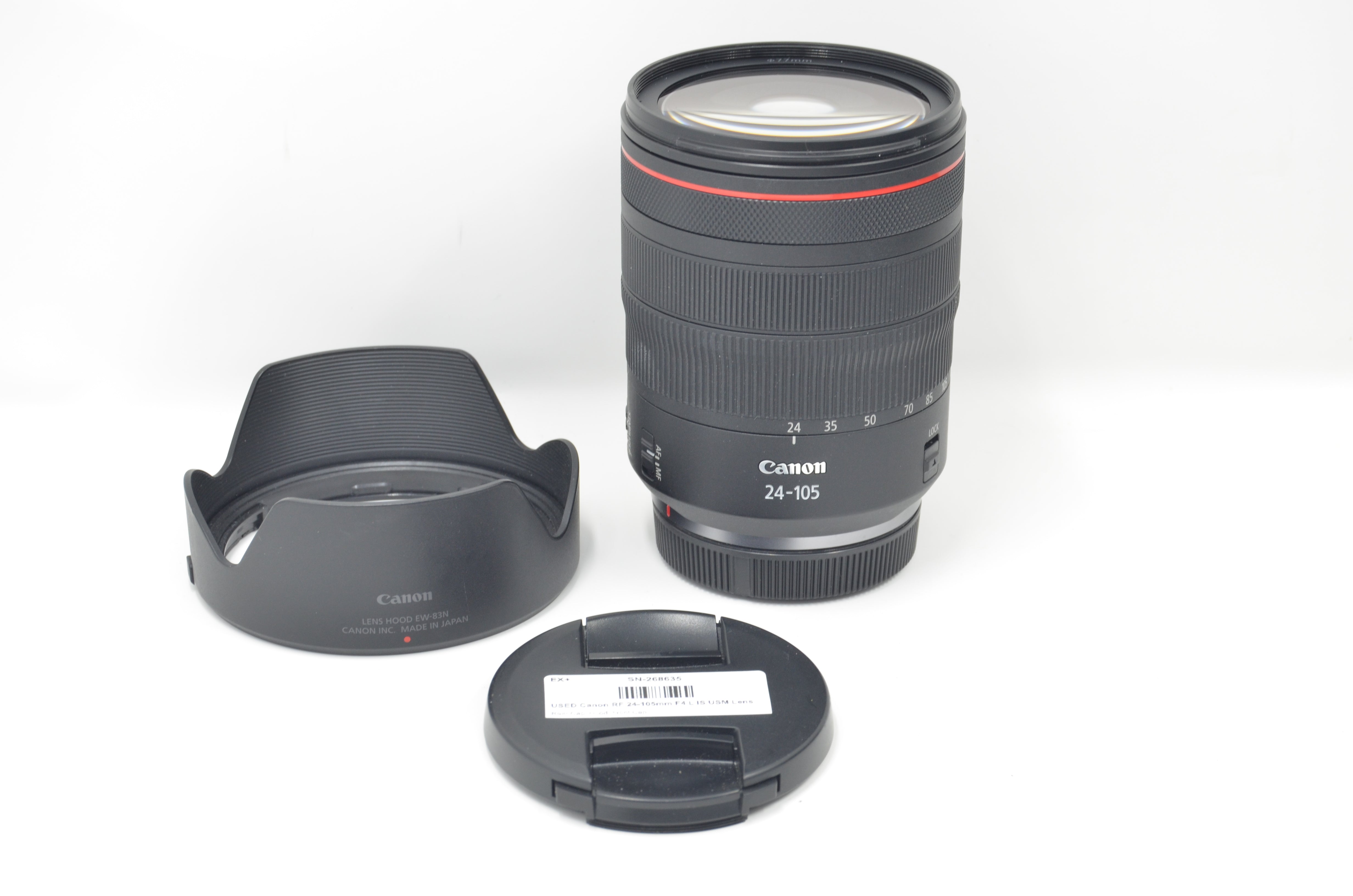 USED Canon RF 24-105mm F4 L IS USM Lens
