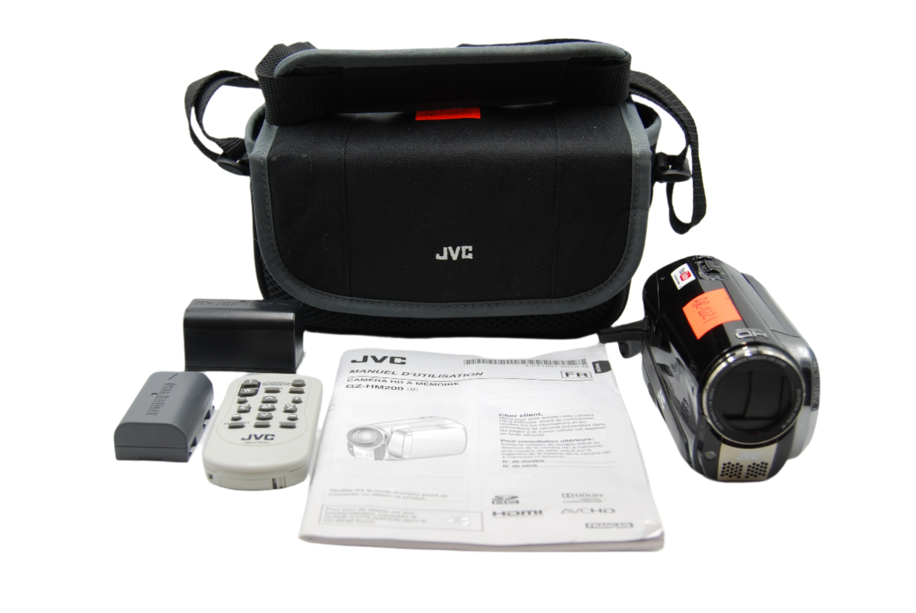 Used JVC GZ-HM200BU Everio AVCHD Camcorder (0221)