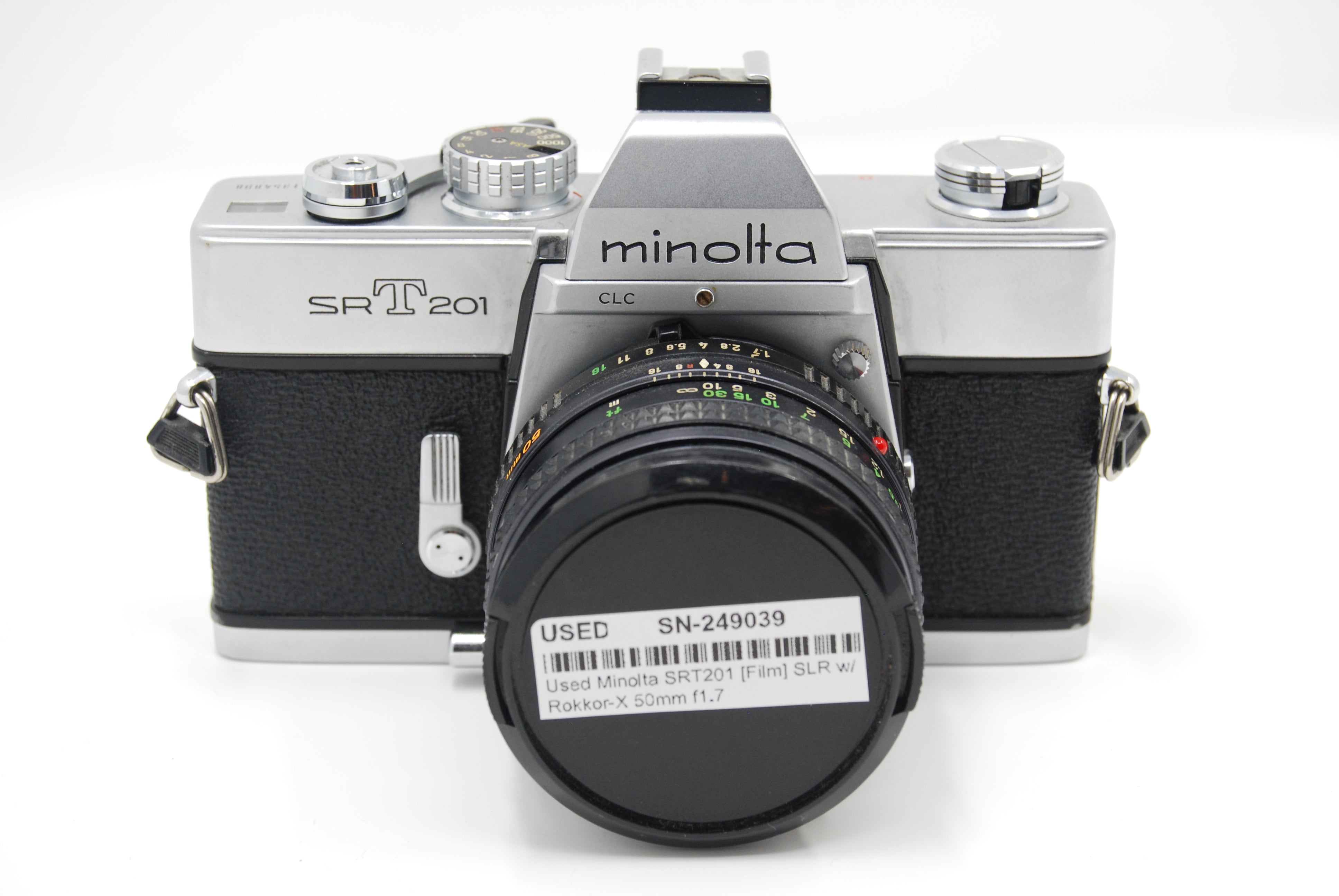 Used Minolta SRT201 [Film] SLR w/Rokkor-X 50mm f1.7