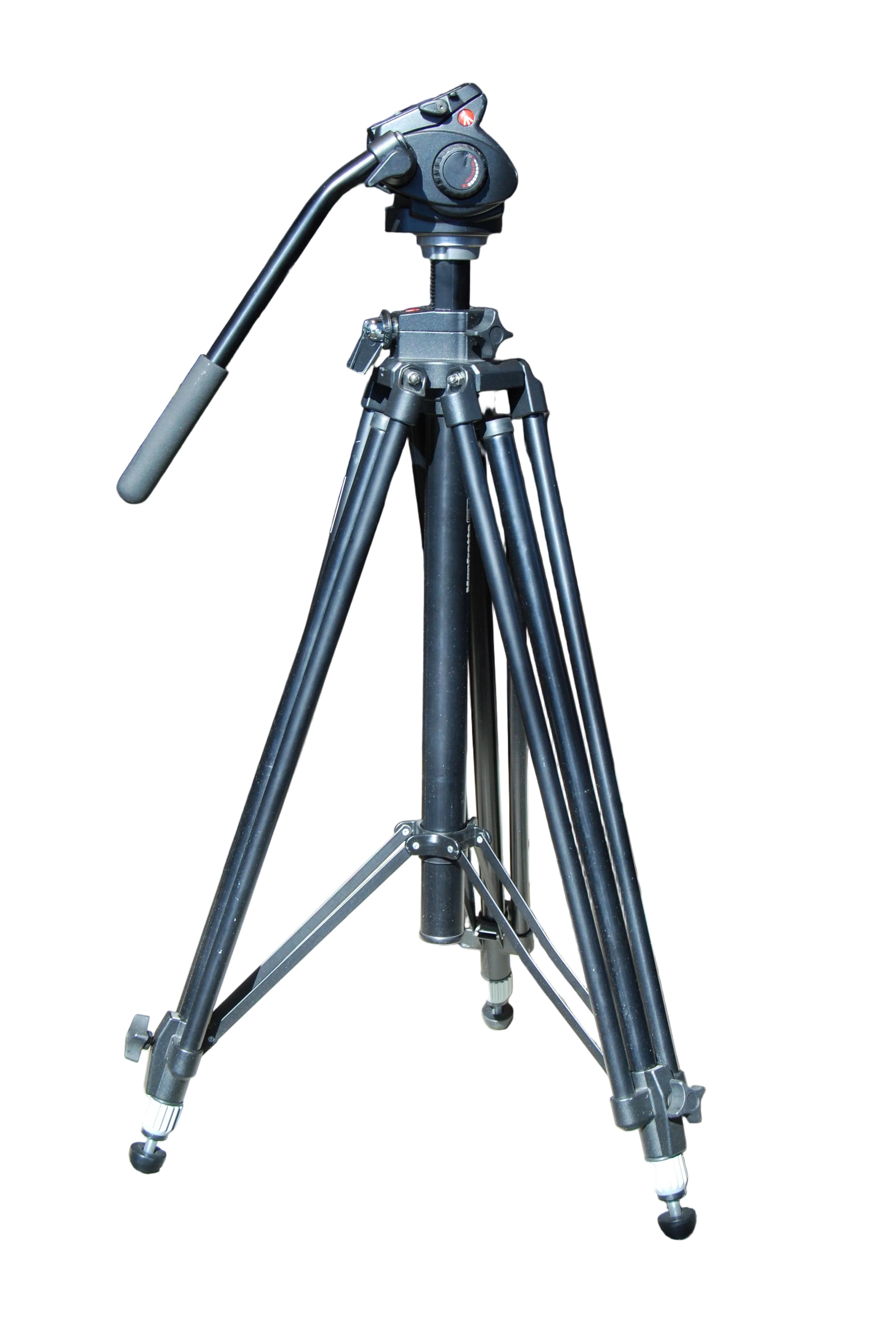 Used Manfrotto 028B Triman Tripod with Geared Center Column w/501HDV Head