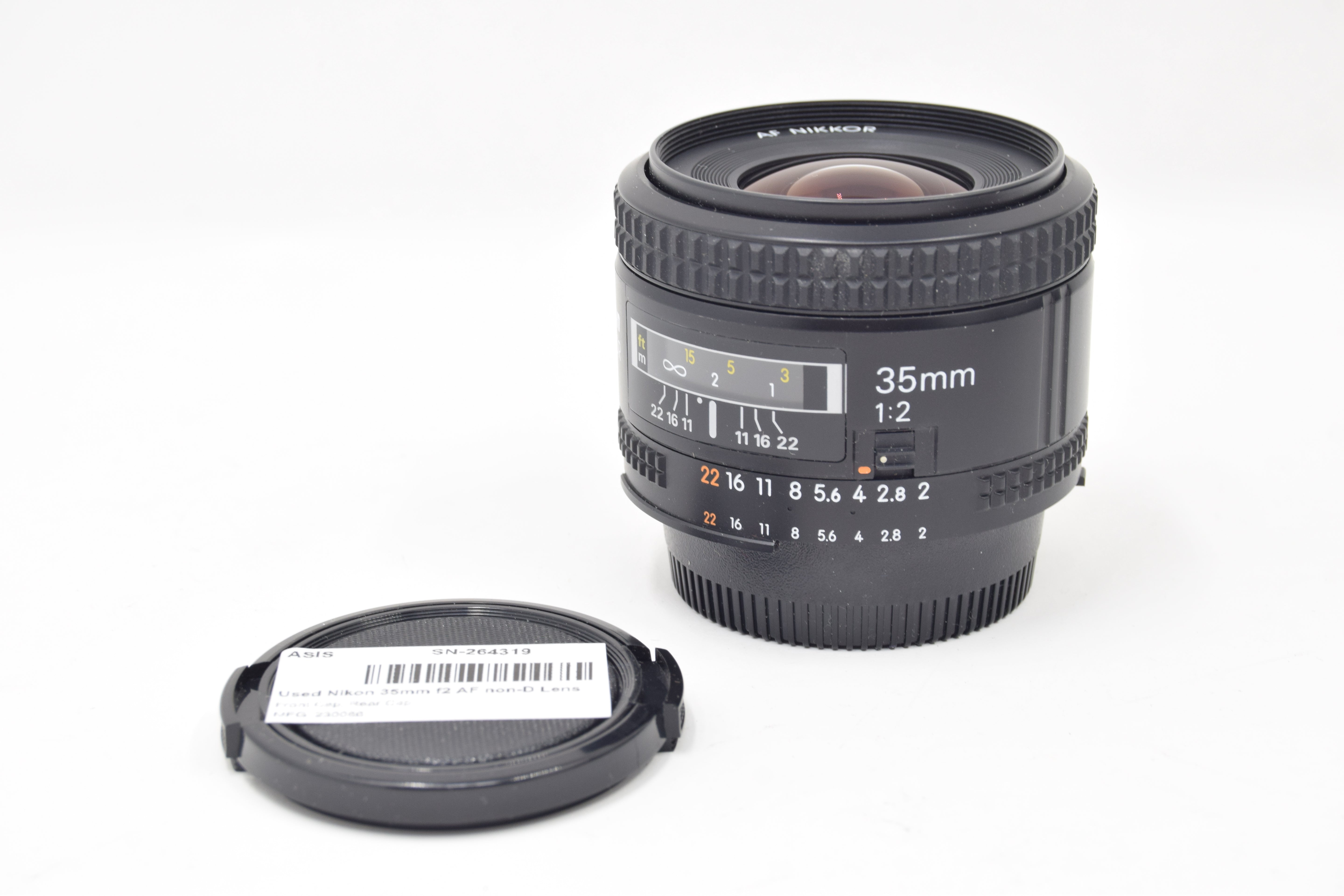 Used Nikon 35mm f2 AF non-D Lens