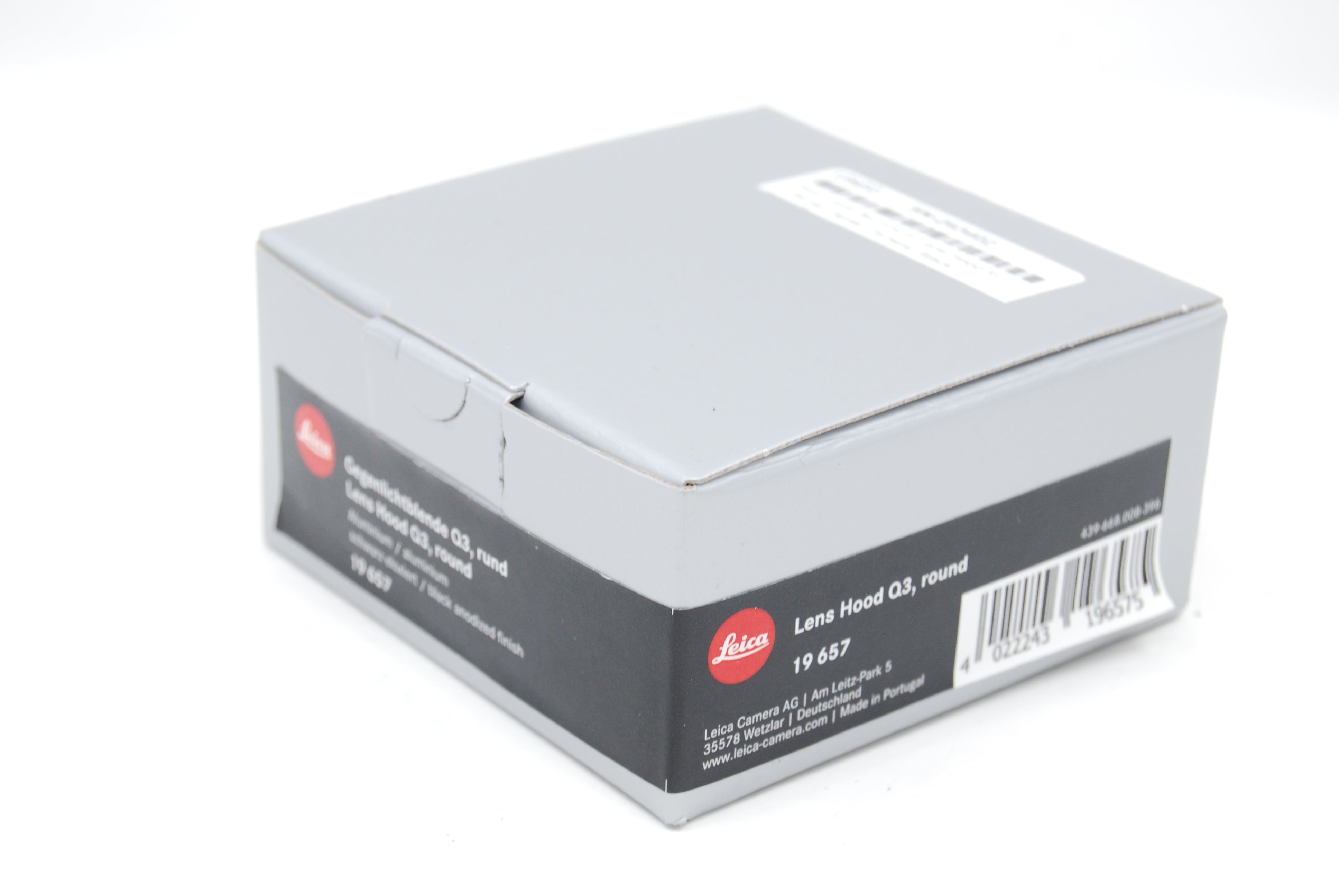 Used Leica Aluminum Lens Hood for Q Series Digital Camera, Black Anodized Finish