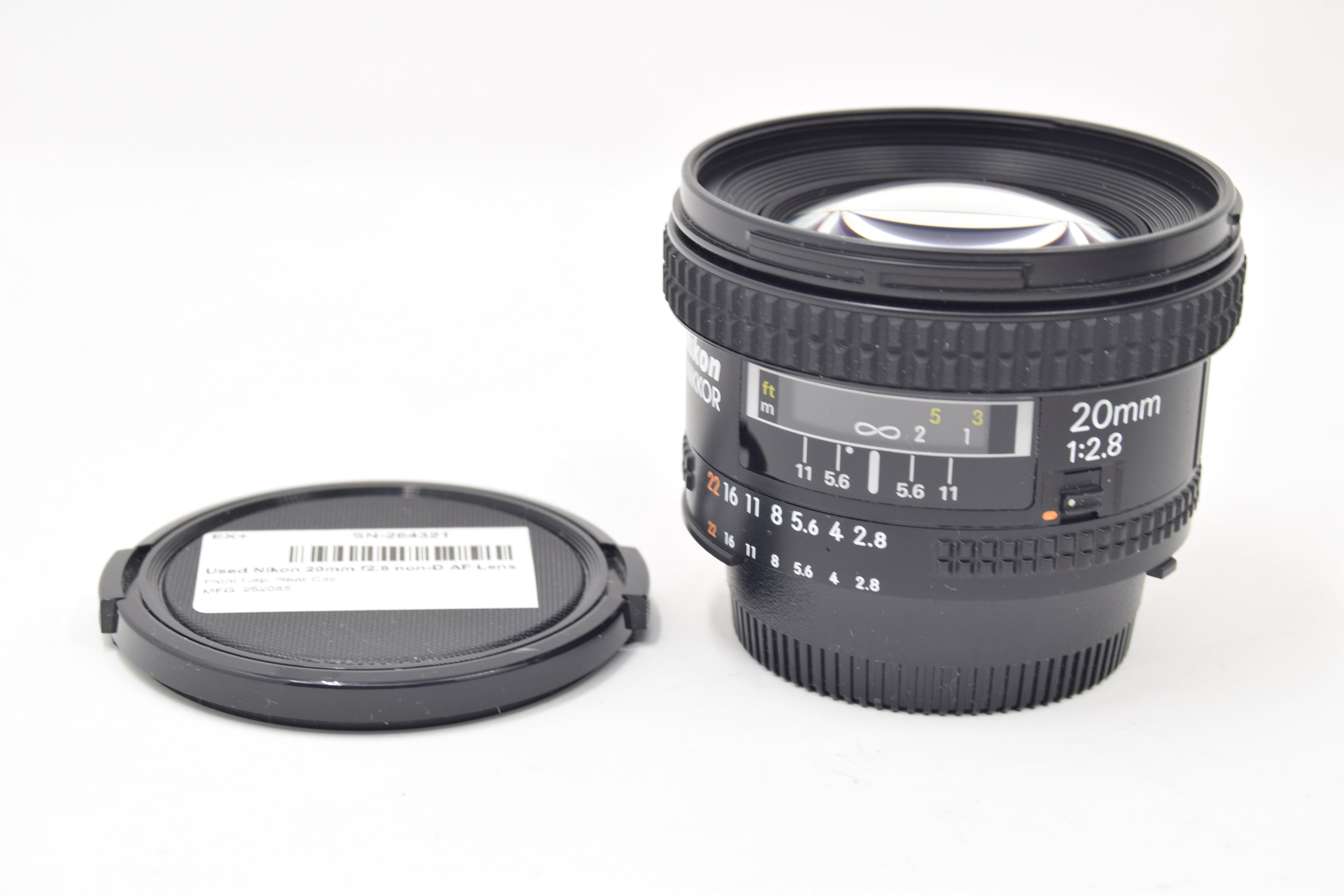 Used Nikon 20mm f2.8 non-D AF Lens