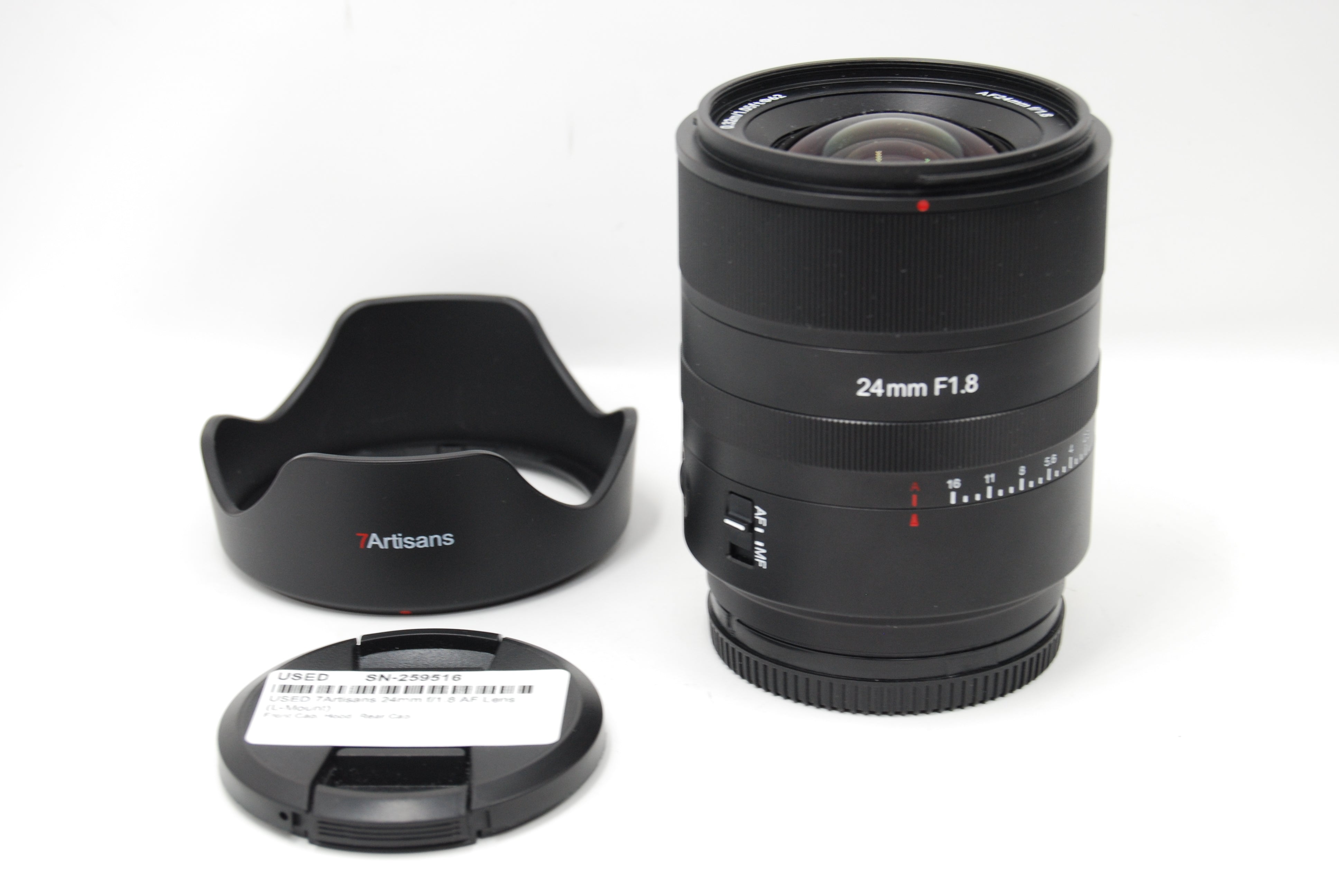 USED 7Artisans 24mm f/1.8 AF Lens (L-Mount)
