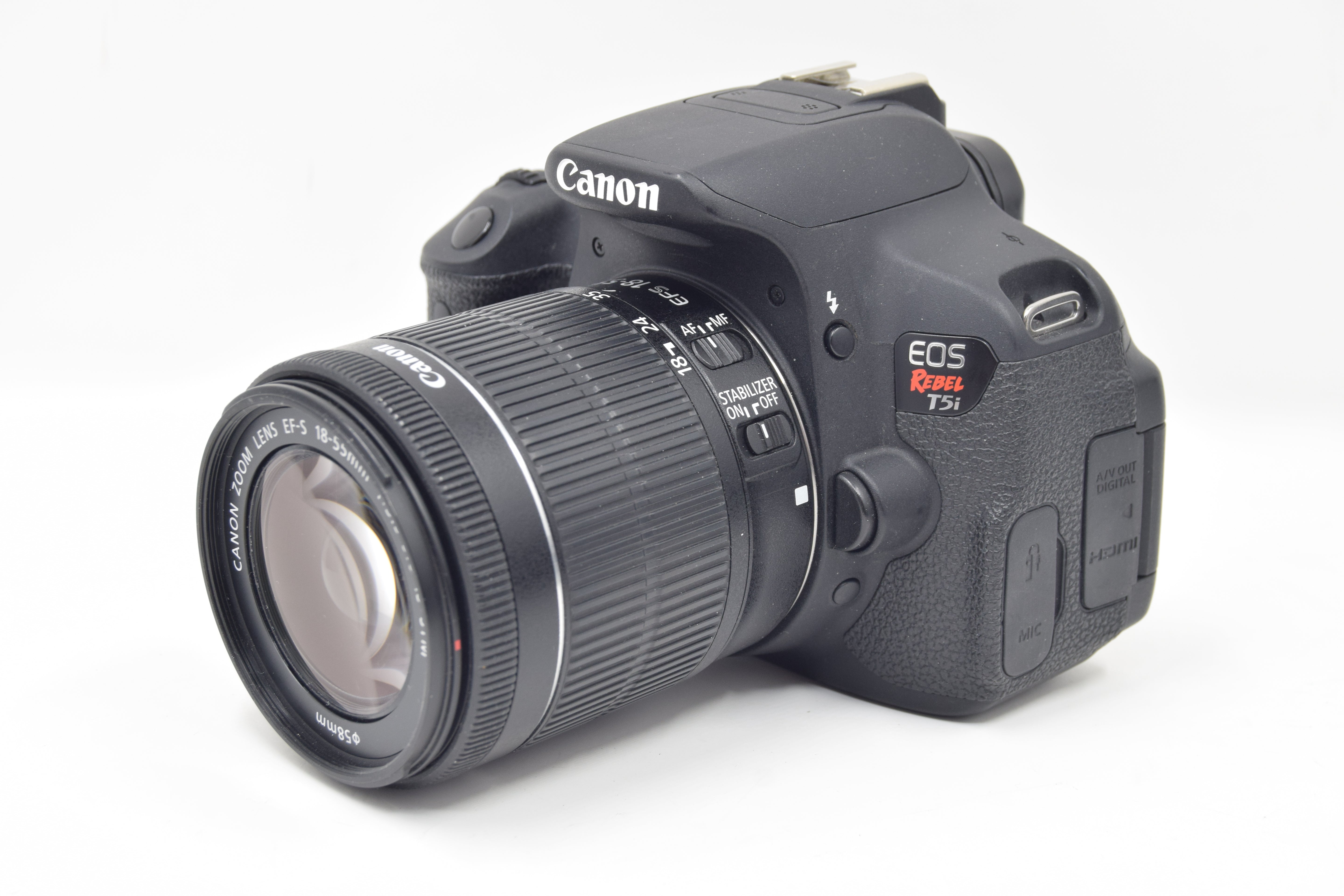 USED Canon EOS Digital Rebel T5i DSLR Camera w/ 18-55mm STM Lens