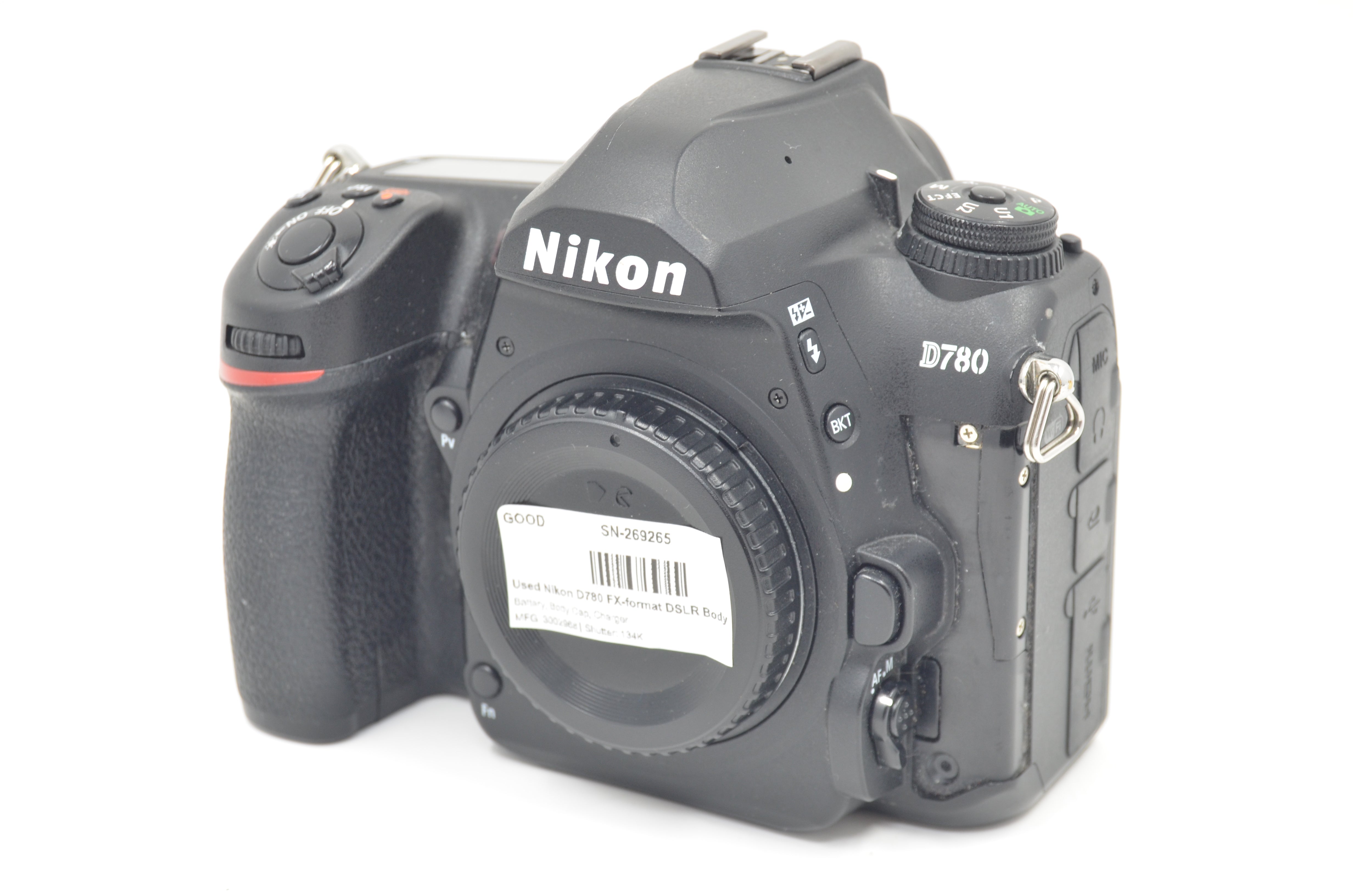 Used Nikon D780 FX-format DSLR Body