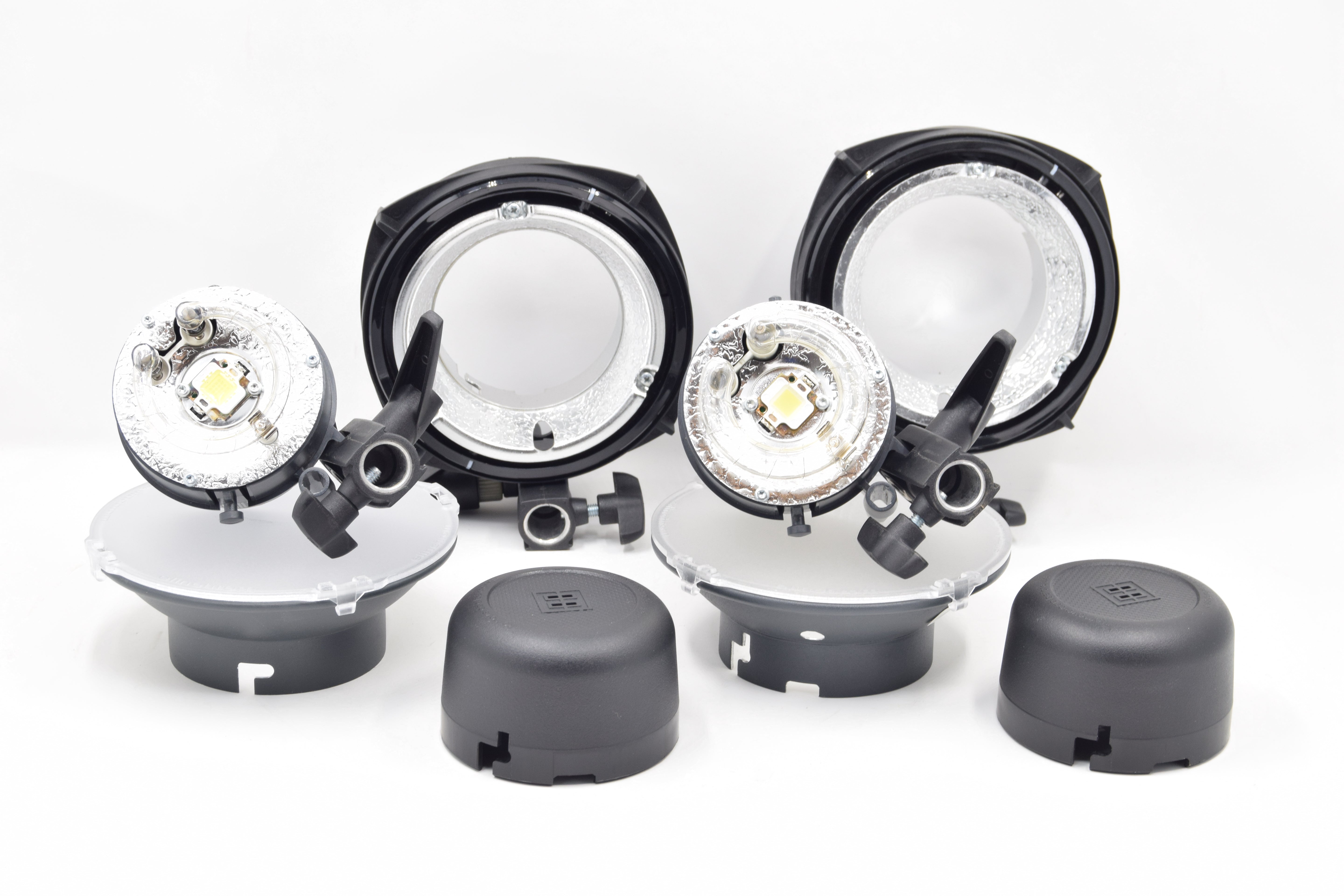 Used Elinchrom Quadra Hybrid Li-Ion Pro 2 Light Kit with A Flash Heads & 3 Batteries 10400.1 #720