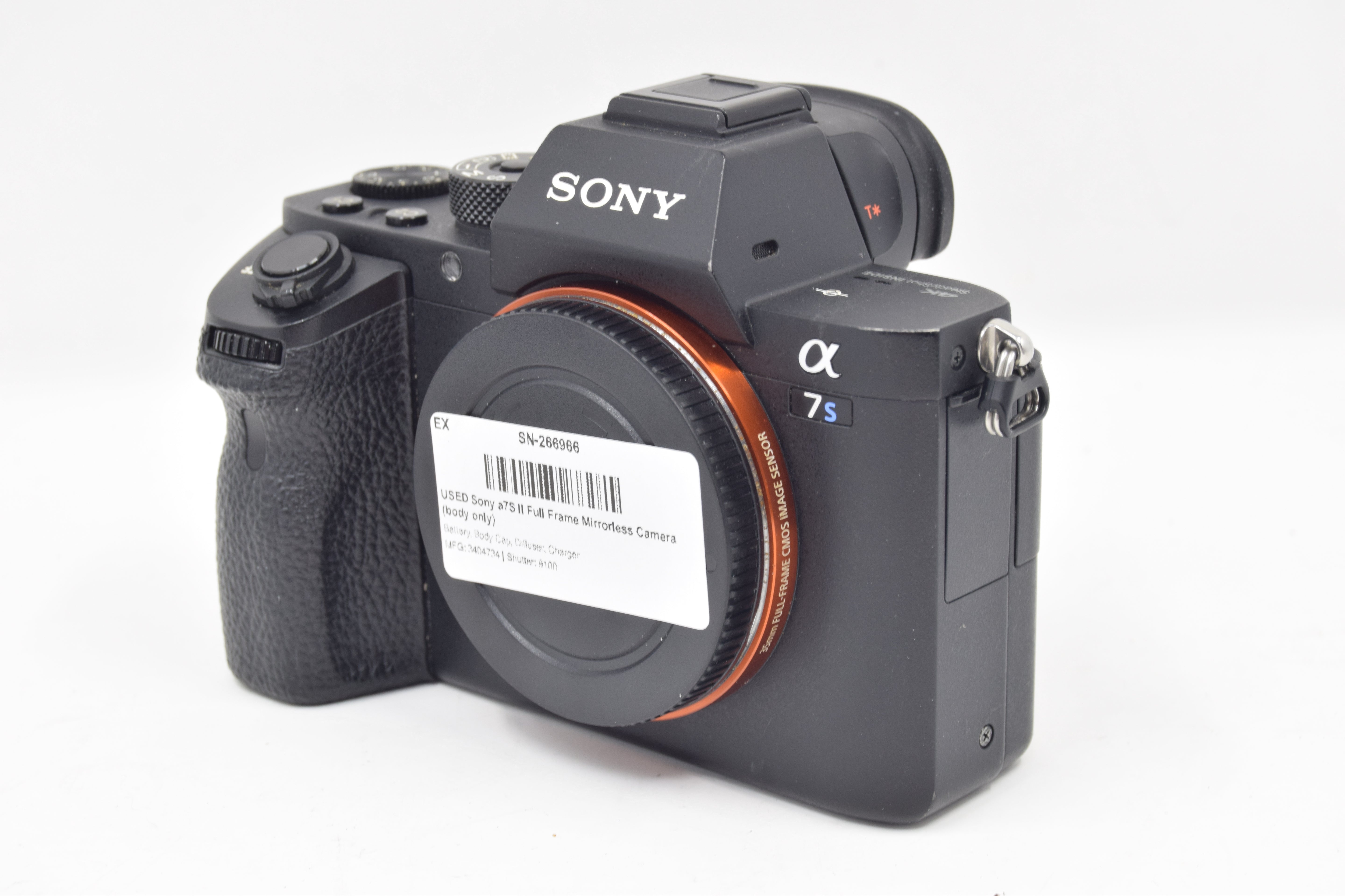 USED Sony a7S II Full Frame Mirrorless Camera (body only)