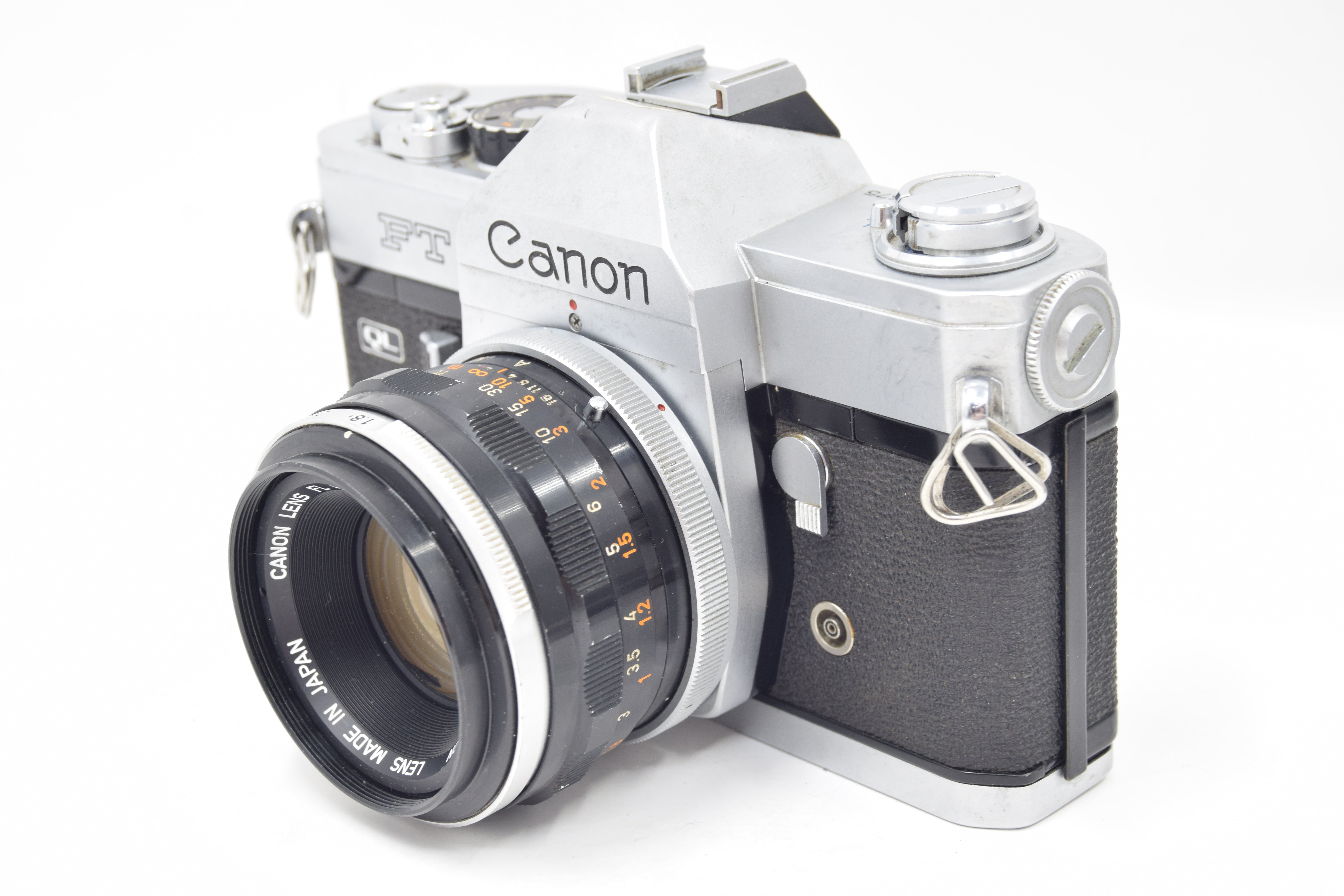 Used Canon FT-QL [Film] SLR w/FL 50mm f1.8 Lens