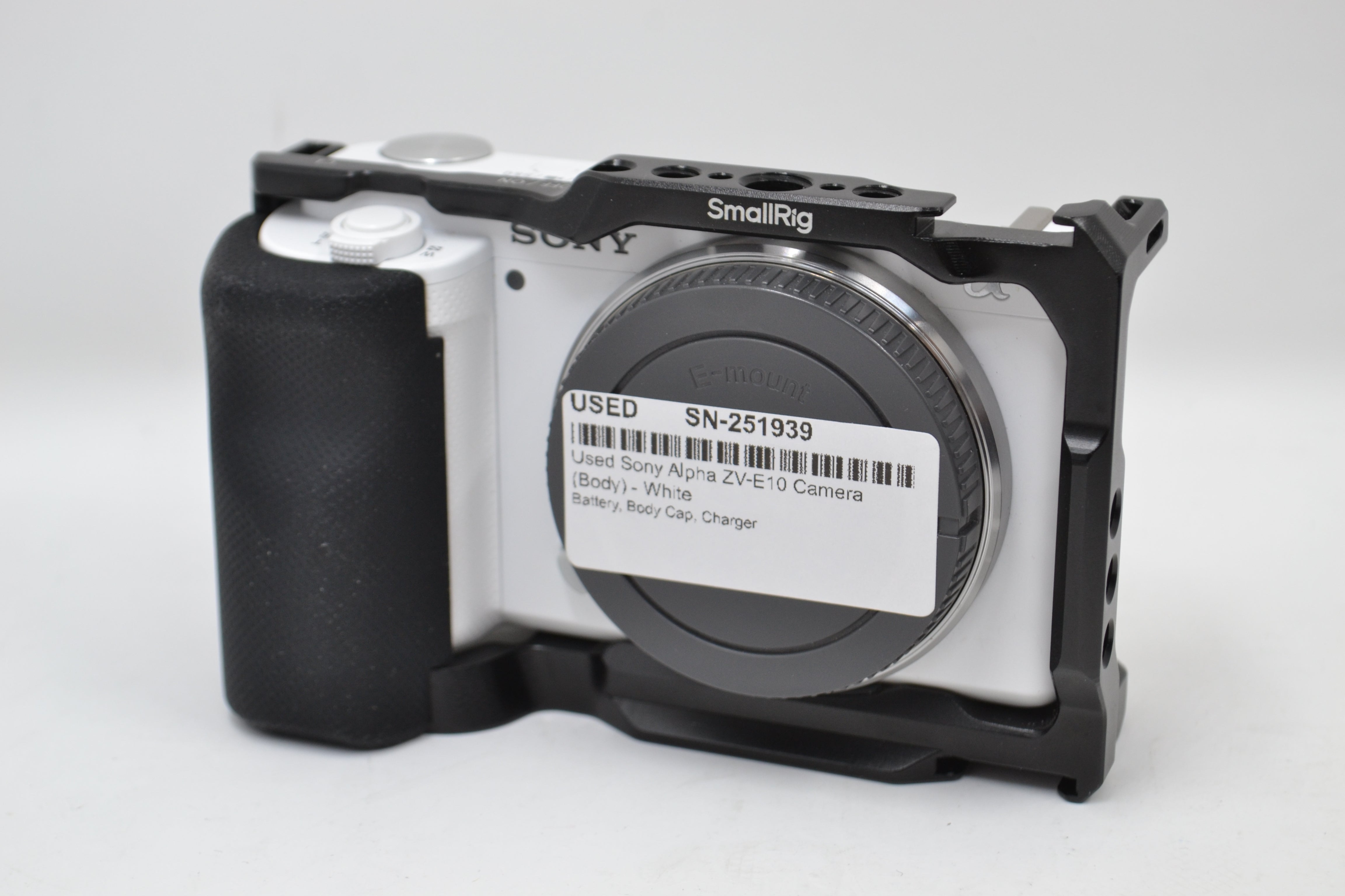 Used Sony Alpha ZV-E10 Camera (Body) - White