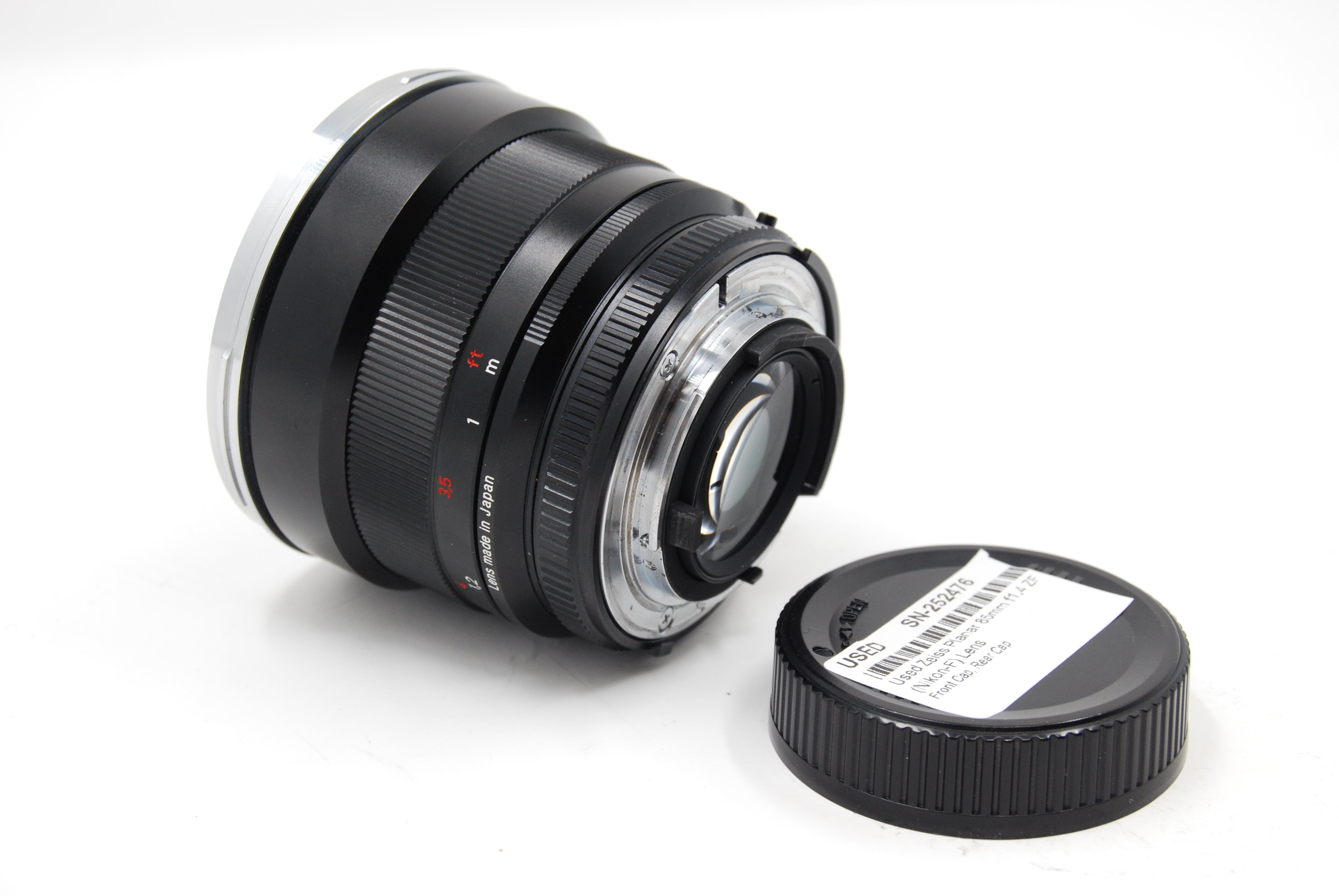 Used Zeiss Planar 85mm f1.4 ZF (Nikon-F) Lens