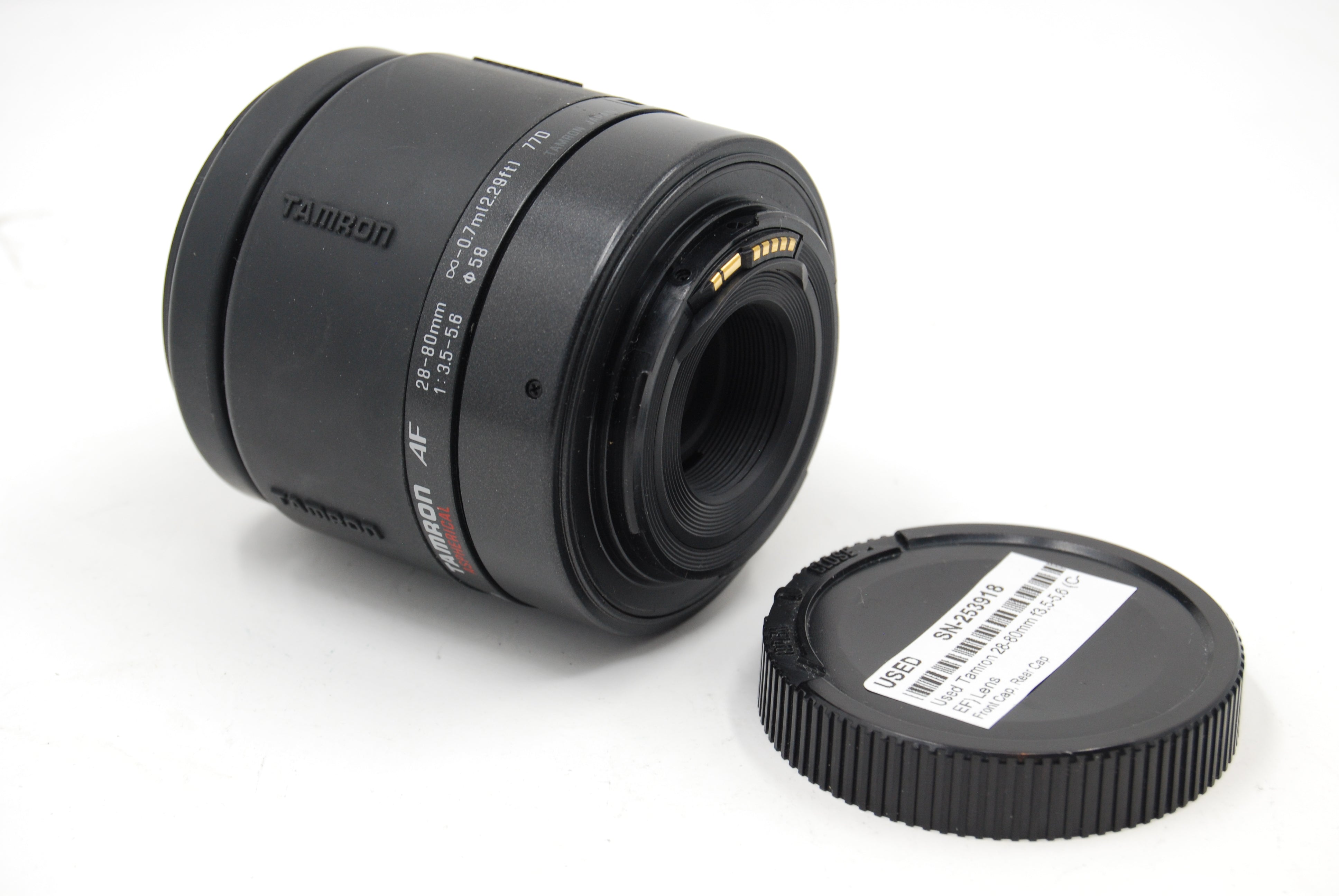 Used Tamron 28-80mm f3.5-5.6 (C-EF) Lens