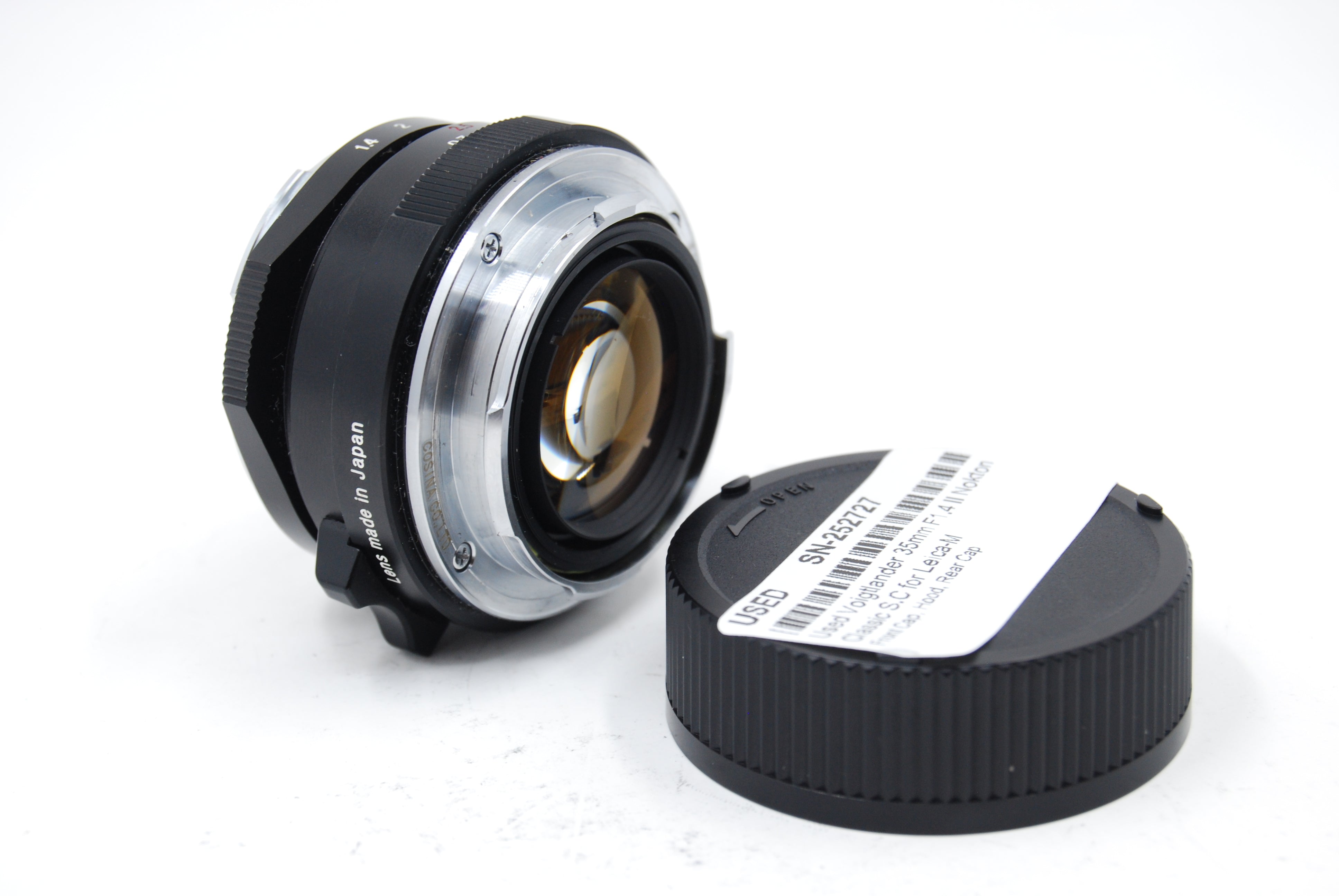 Used Voigtlander 35mm F1.4 II Nokton Classic S.C for Leica-M