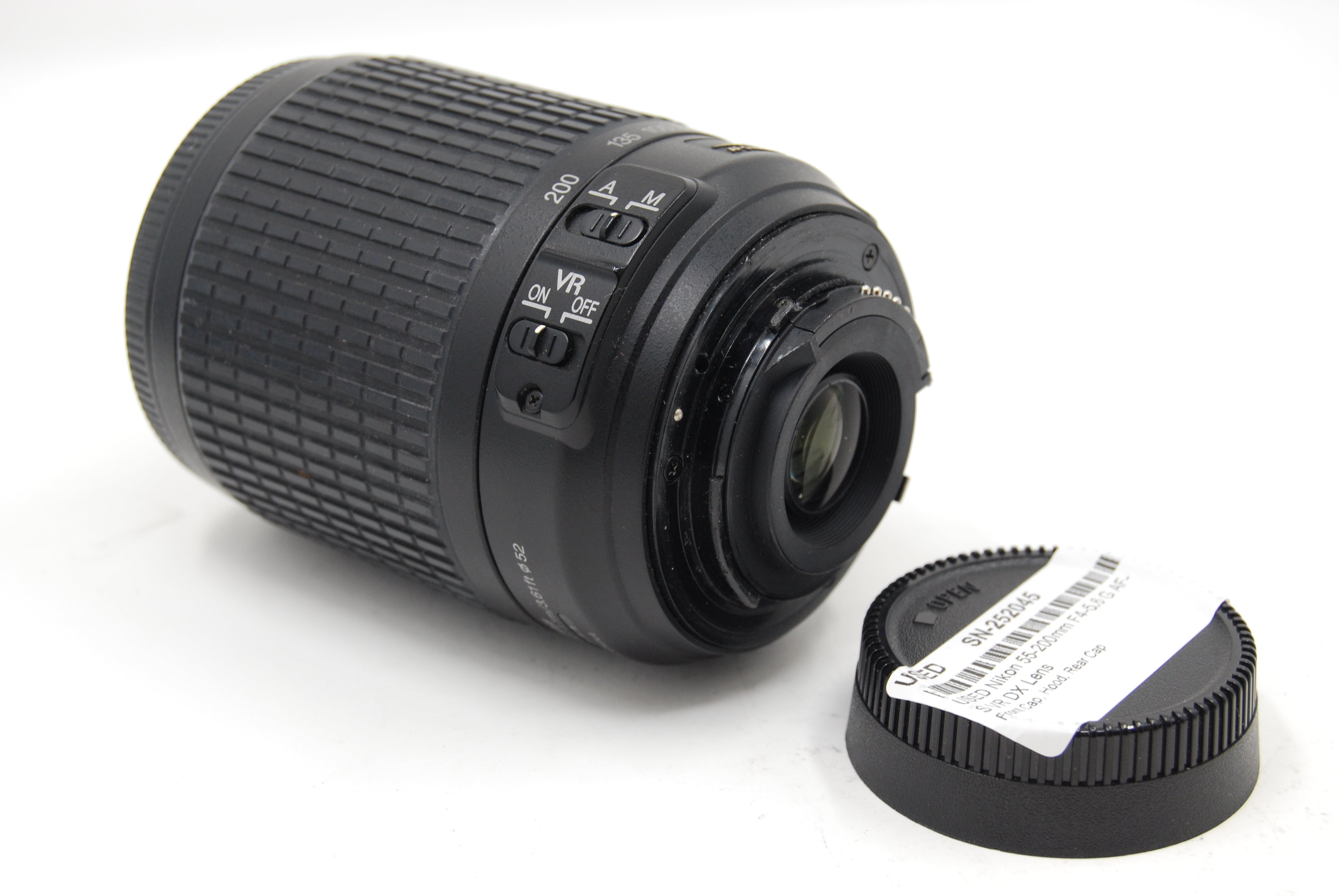 USED Nikon 55-200mm F4-5.6 G AF-S VR DX Lens