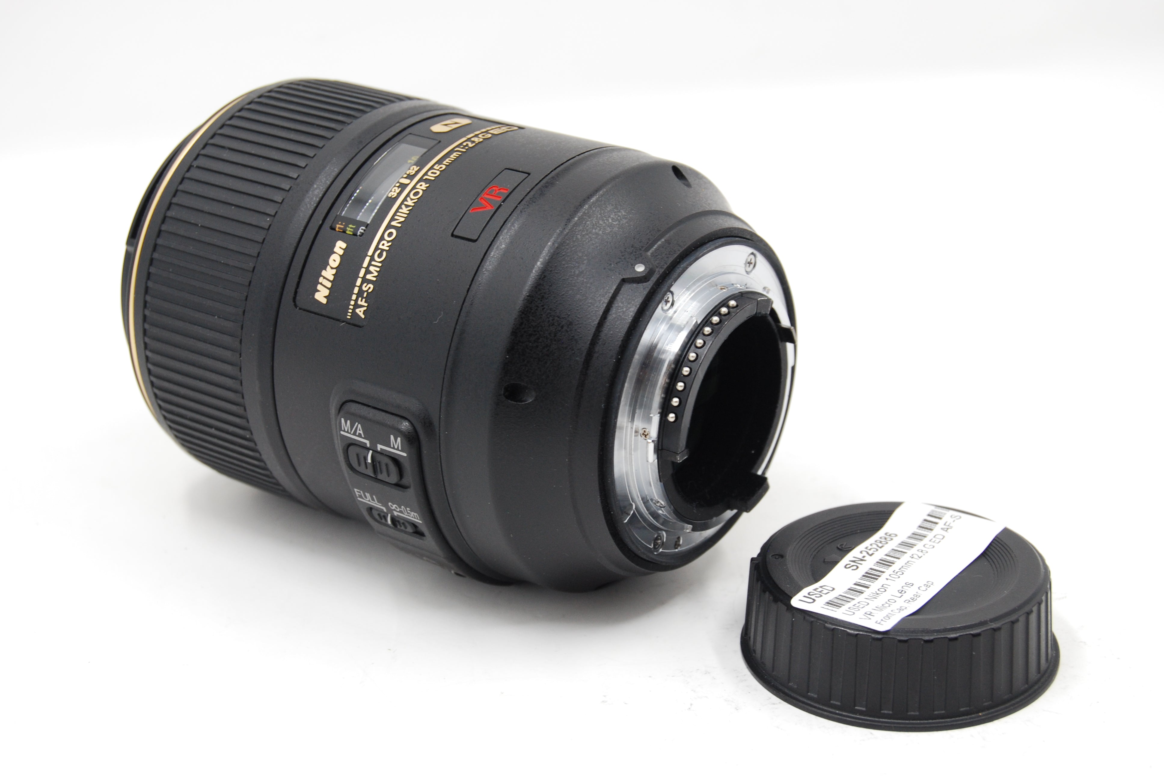USED Nikon 105mm f2.8 G ED AF-S VR Micro Lens