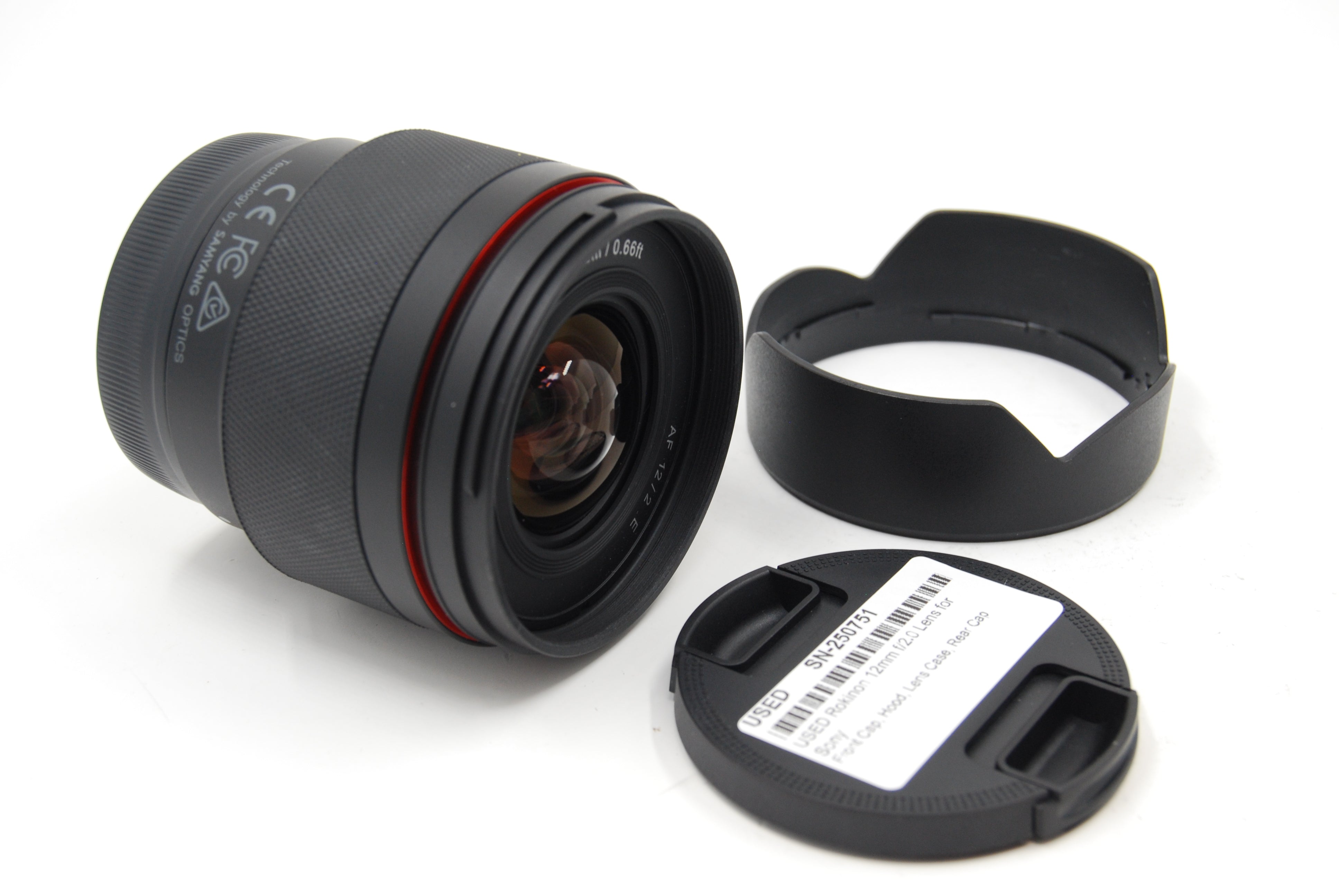 USED Rokinon 12mm f/2.0 Lens for Sony