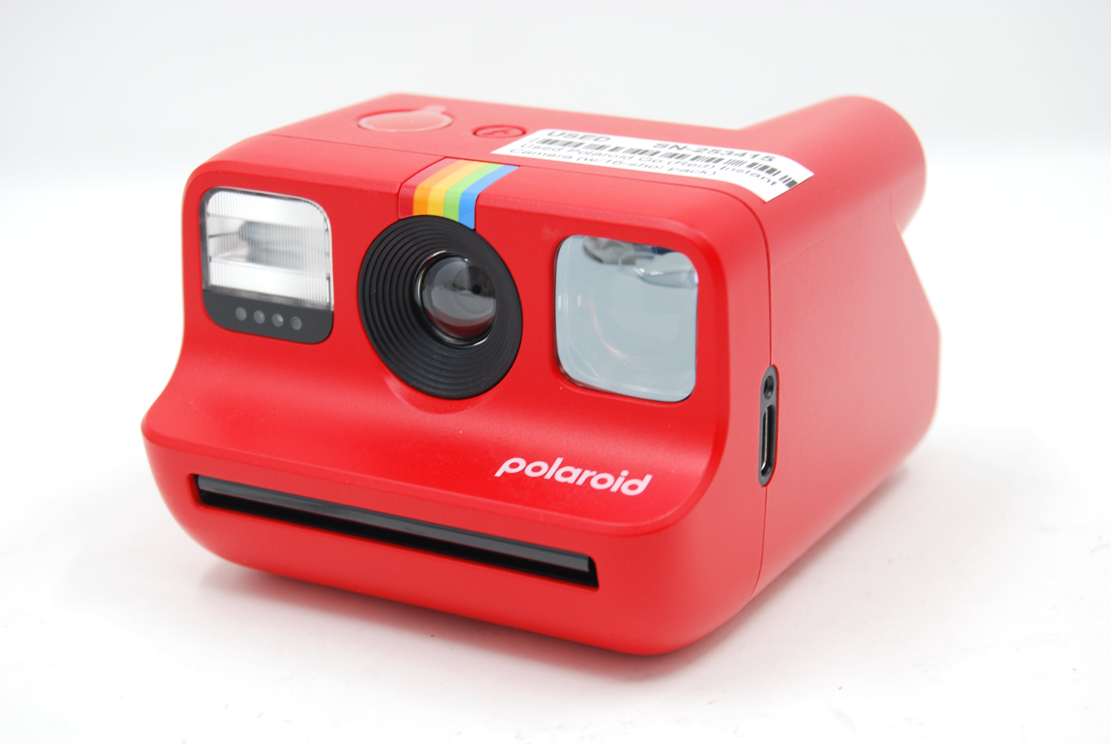 Used Polaroid Go (Red) Instant Camera (w/16-shot pack)