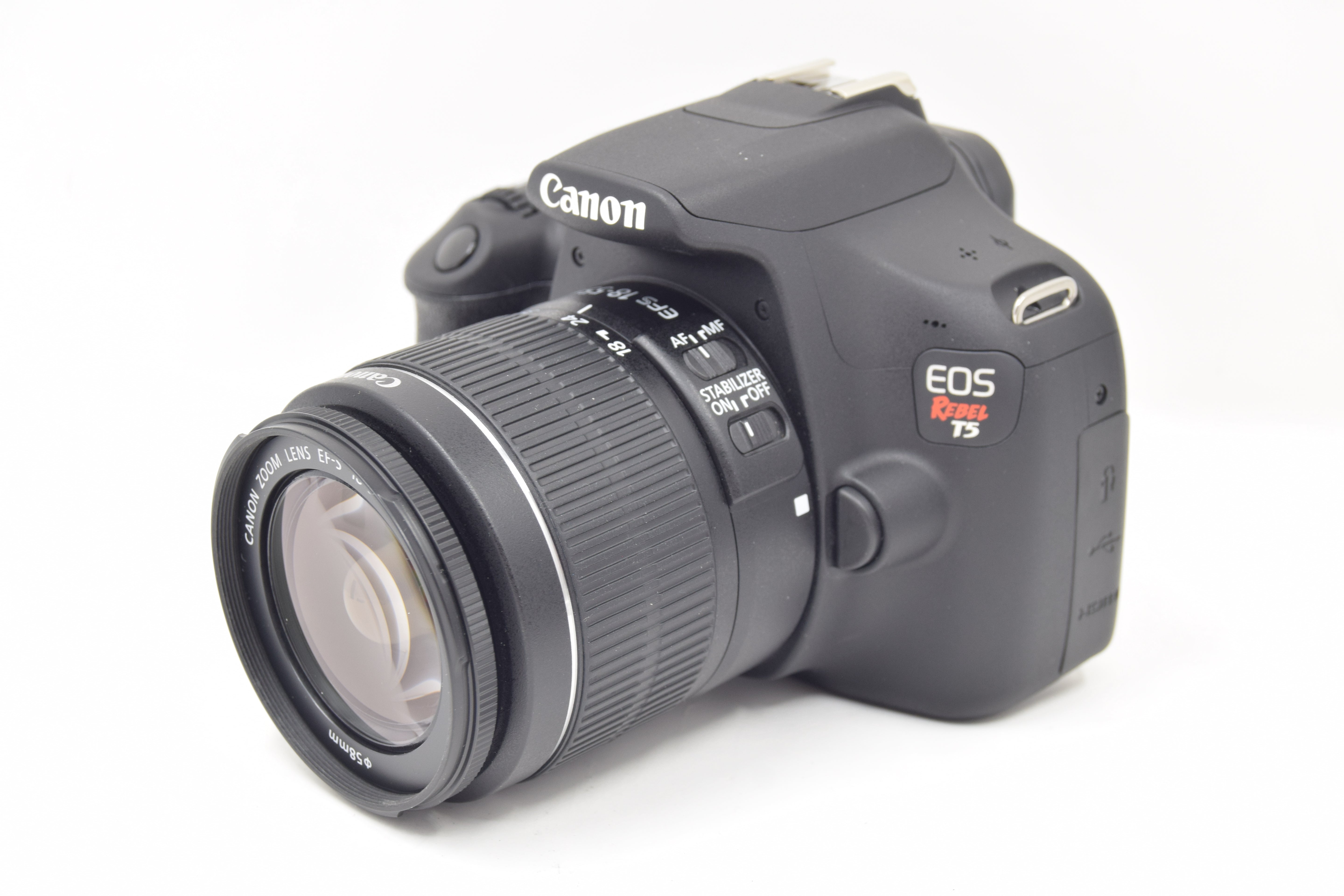 USED Canon EOS Rebel T5 DSLR w/18- 55 IS II Lens