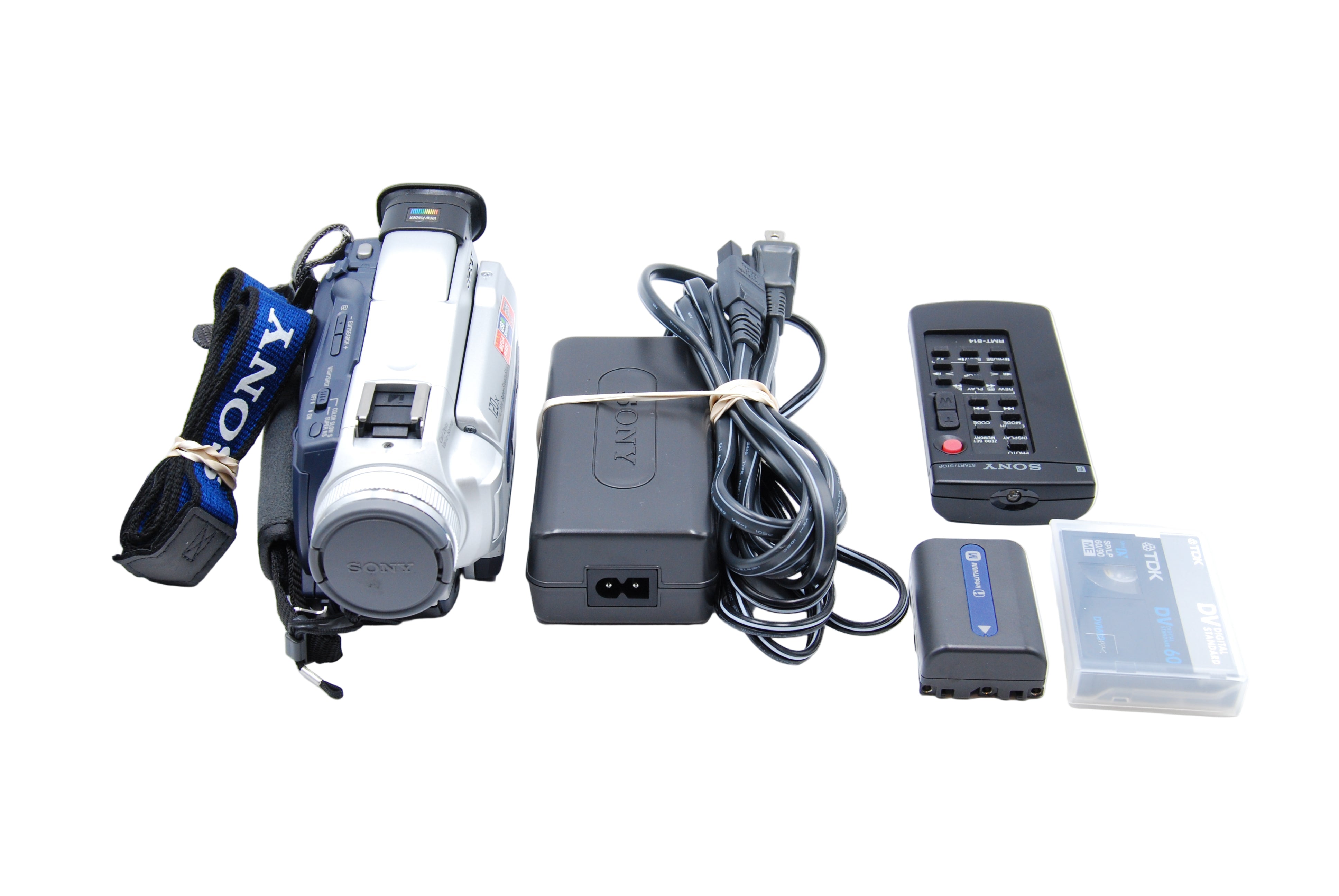 Used Sony DCR-TRV27 MiniDV Handycam w/Carl Zeiss 10x Vario-Sonnar & Super NightShot