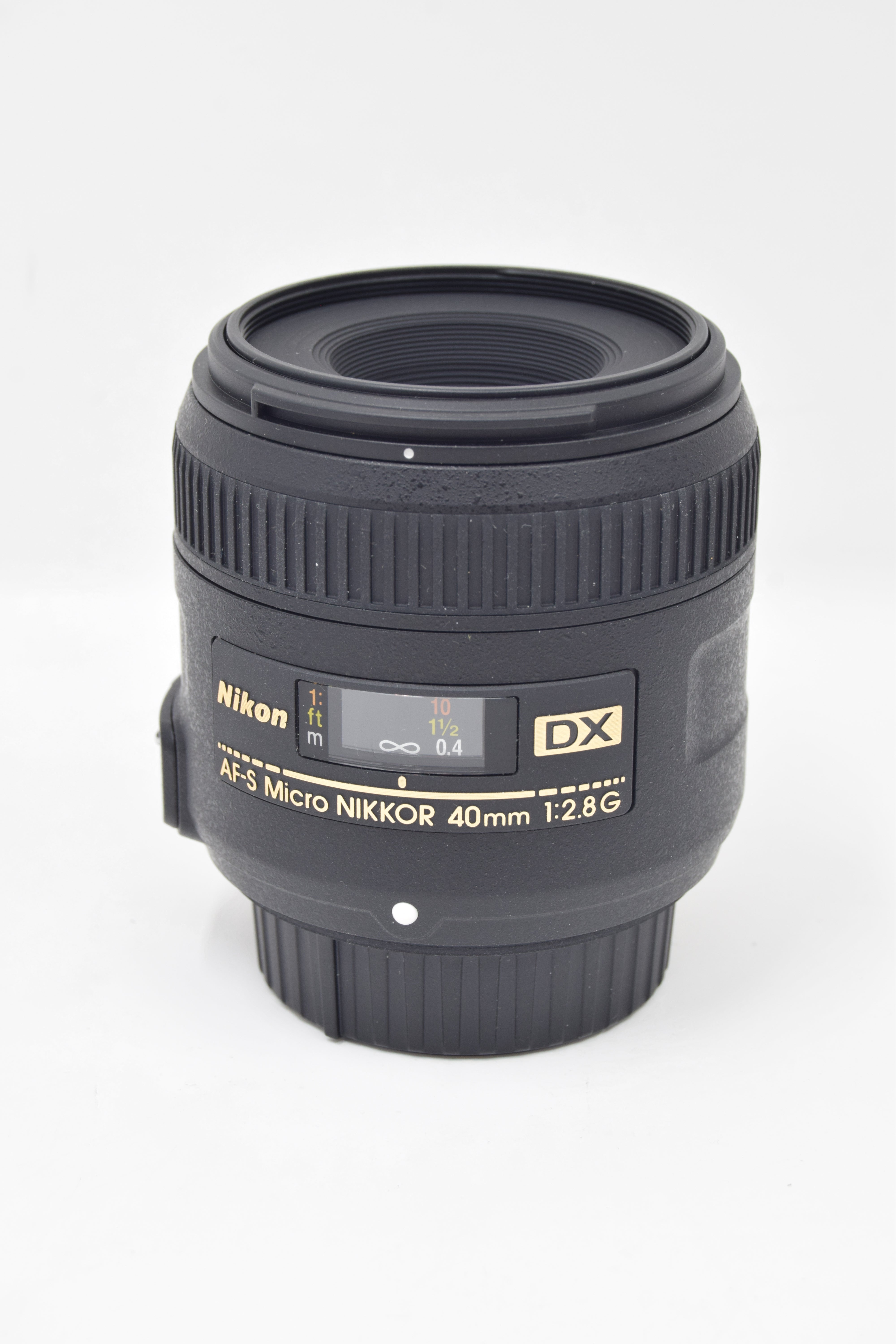 USED Nikon 40mm F2.8 G Micro DX Lens