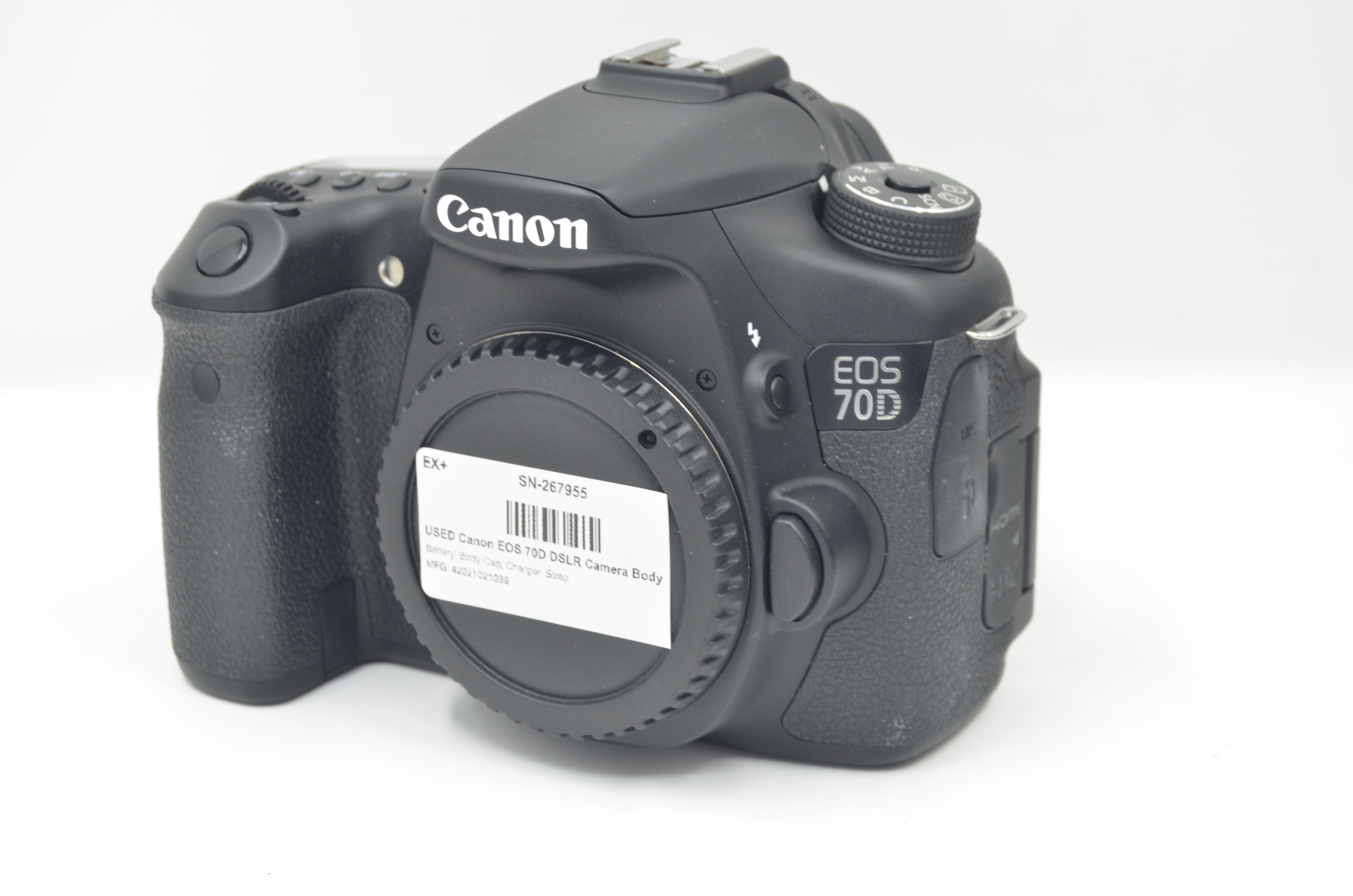 USED Canon EOS 70D DSLR Camera Body