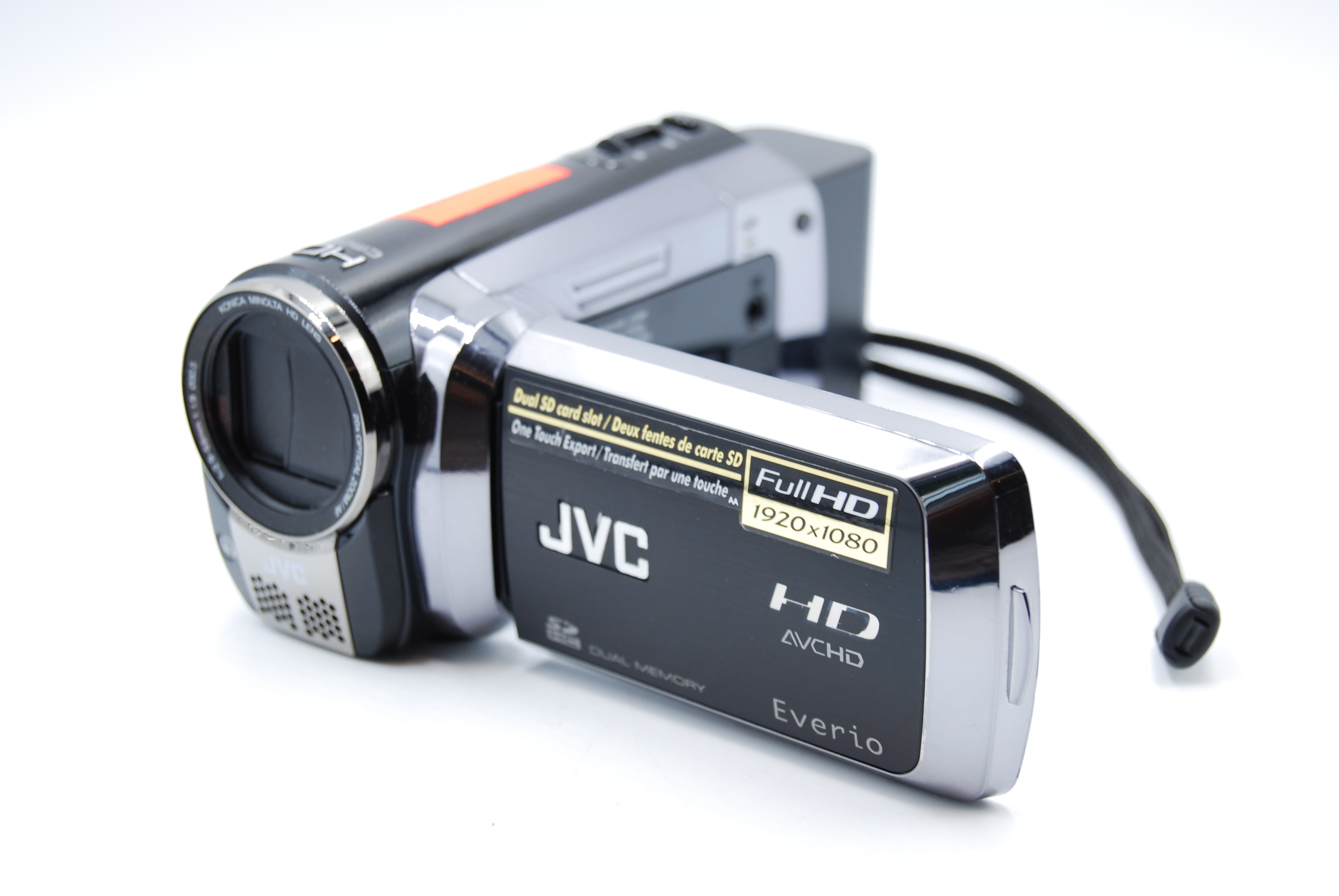 Used JVC GZ-HM200BU Everio AVCHD Camcorder (0220)