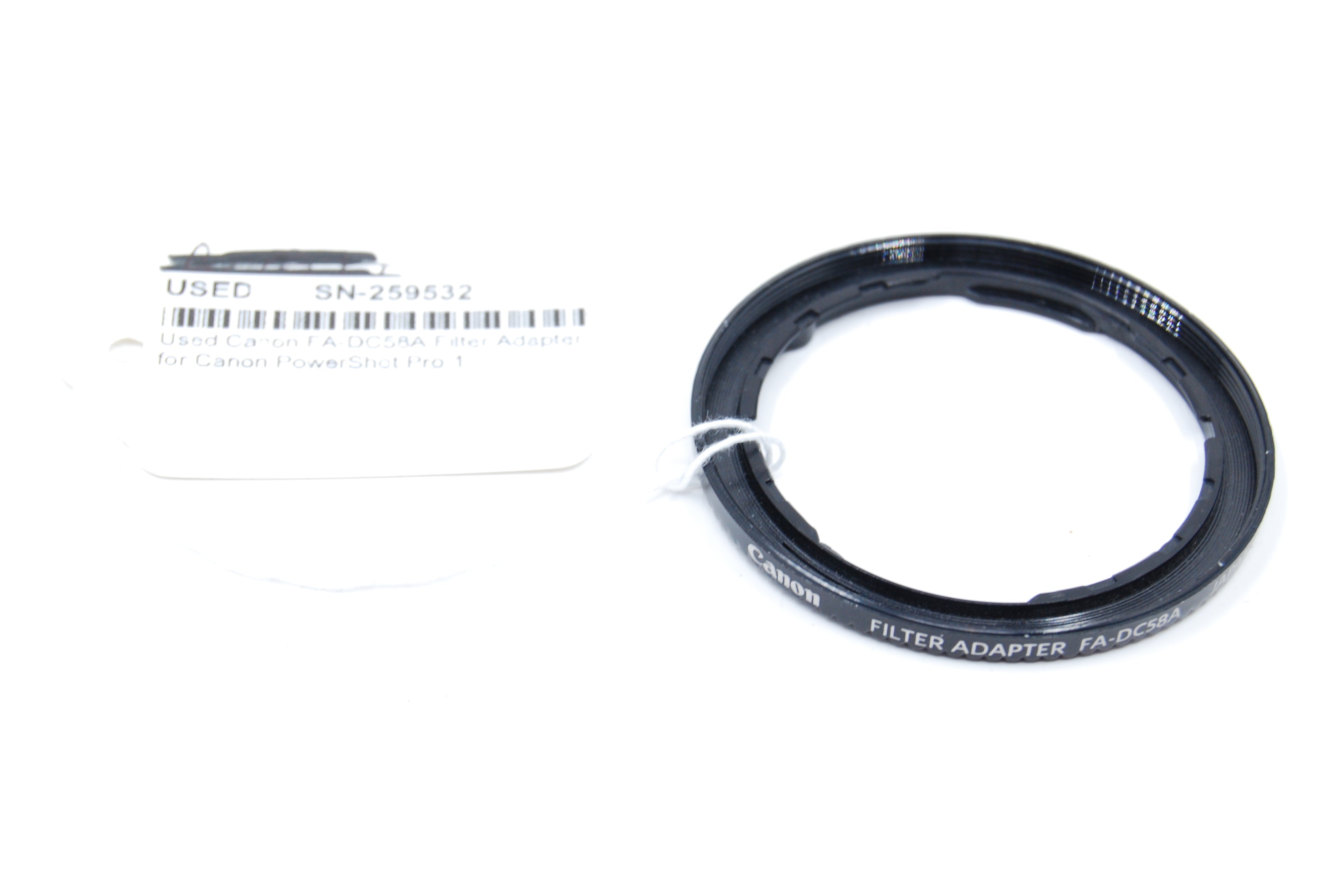 Used Canon FA-DC58A Filter Adapter for Canon PowerShot Pro 1