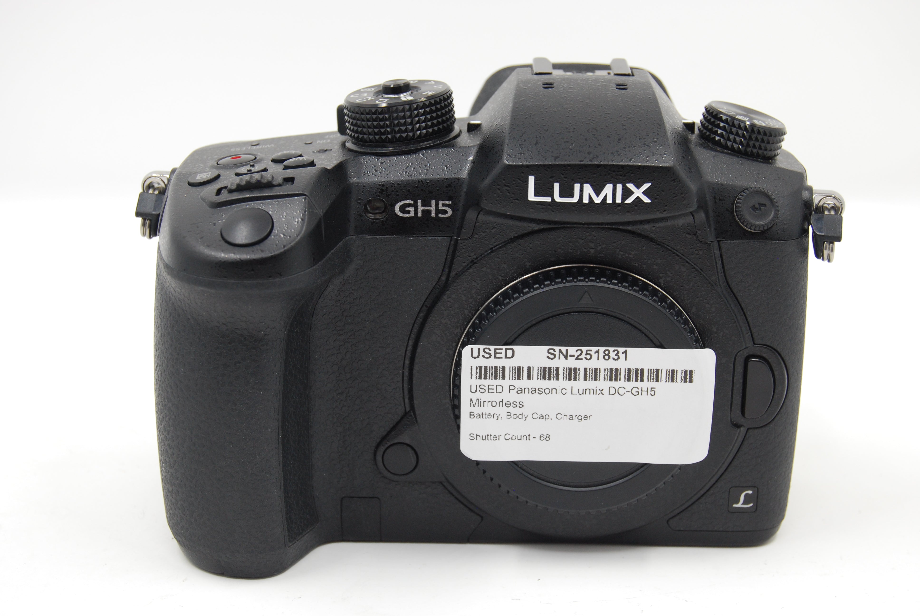 USED Panasonic Lumix DC-GH5 Mirrorless - Only 68 Shots