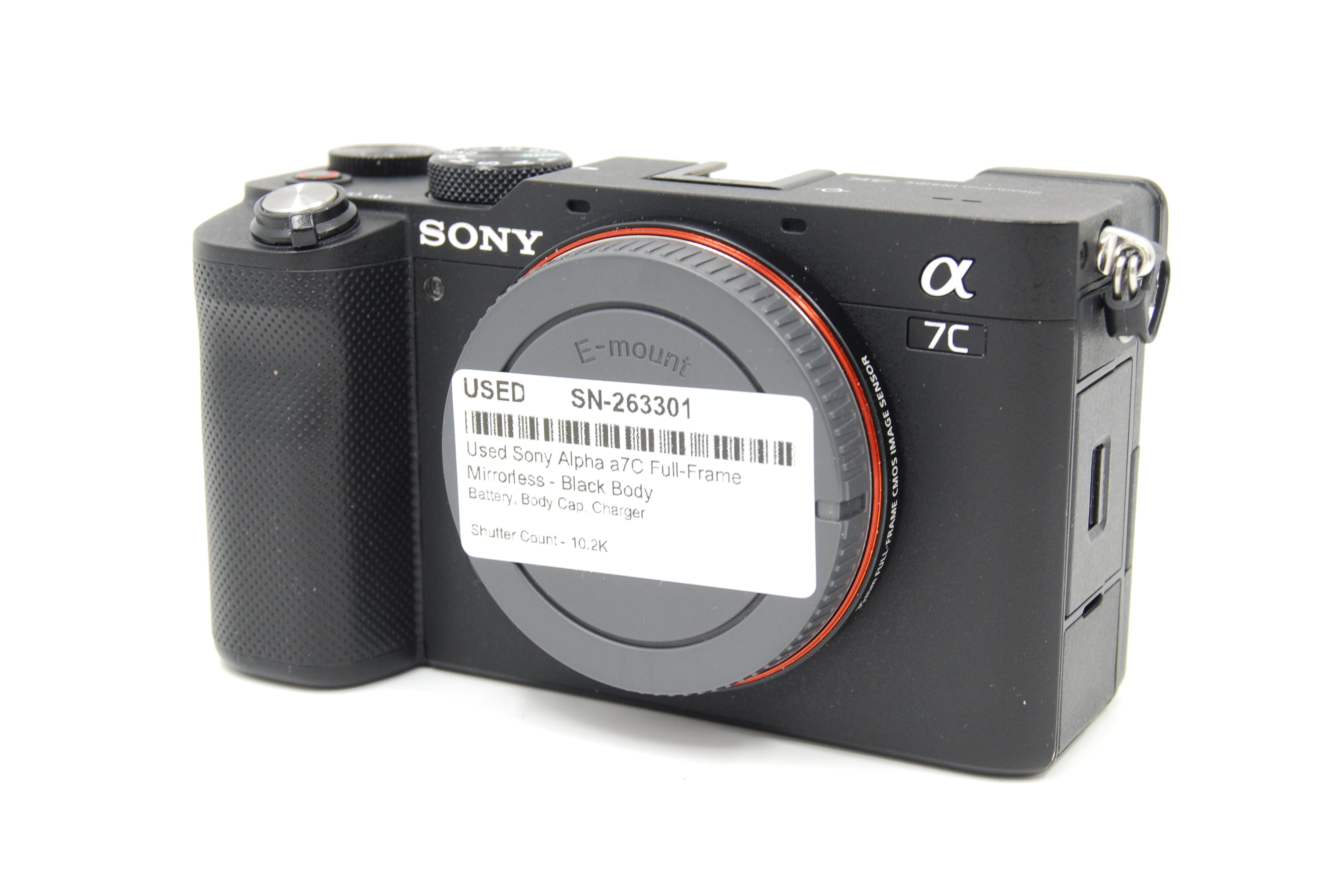 Used Sony Alpha a7C Full-Frame Mirrorless - Black Body