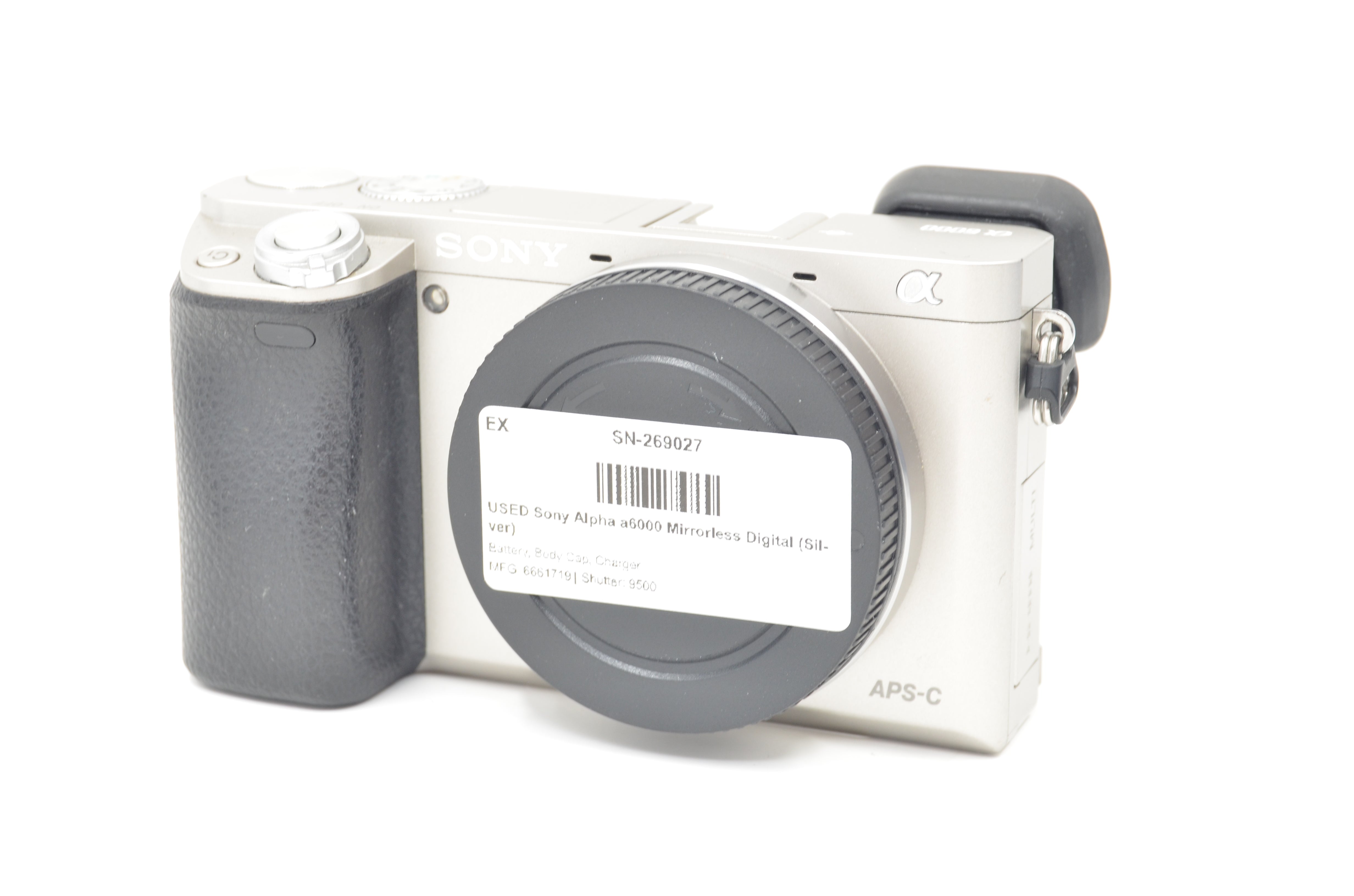 USED Sony Alpha a6000 Mirrorless Digital (Silver)