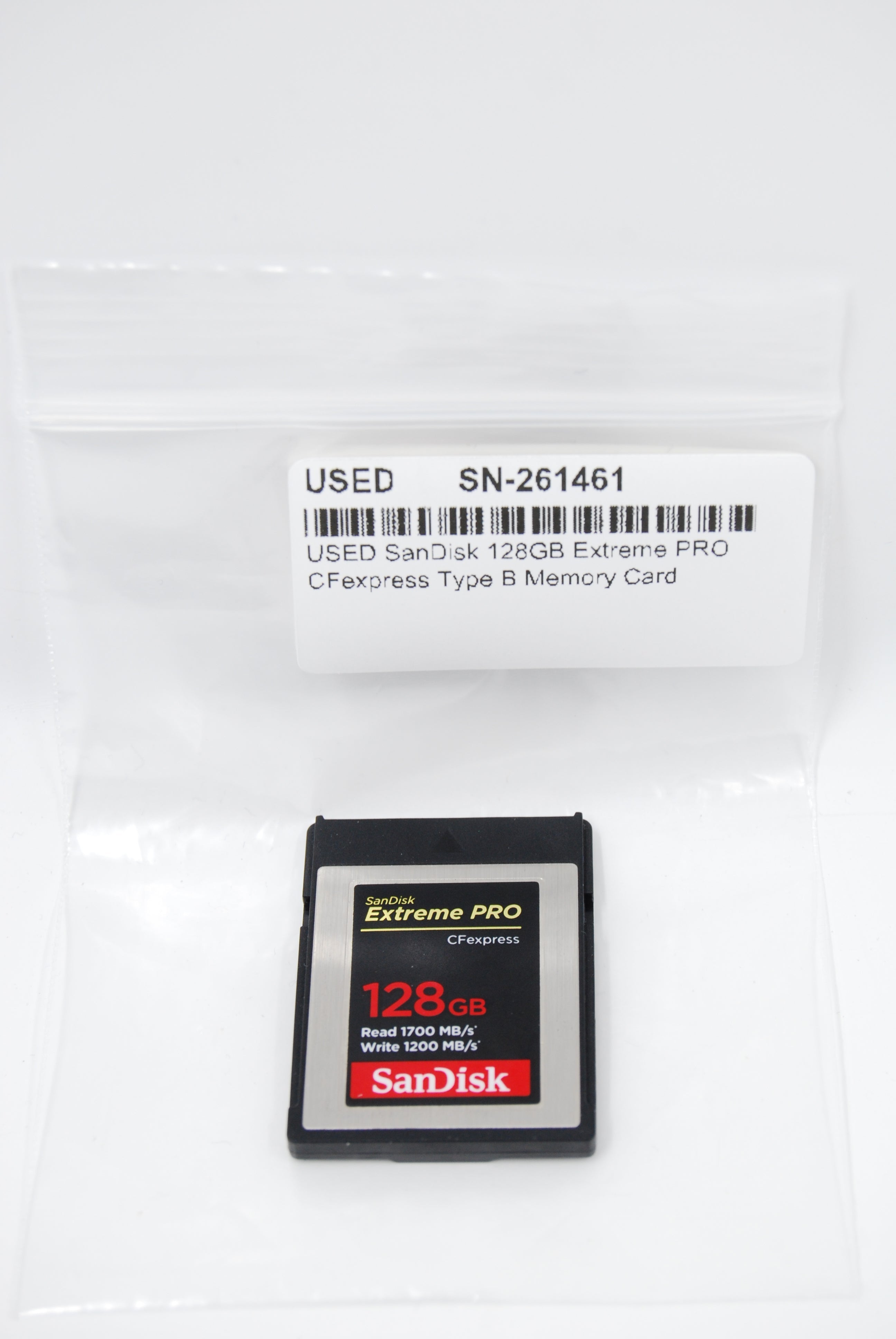 USED SanDisk 128GB Extreme PRO CFexpress Type B Memory Card