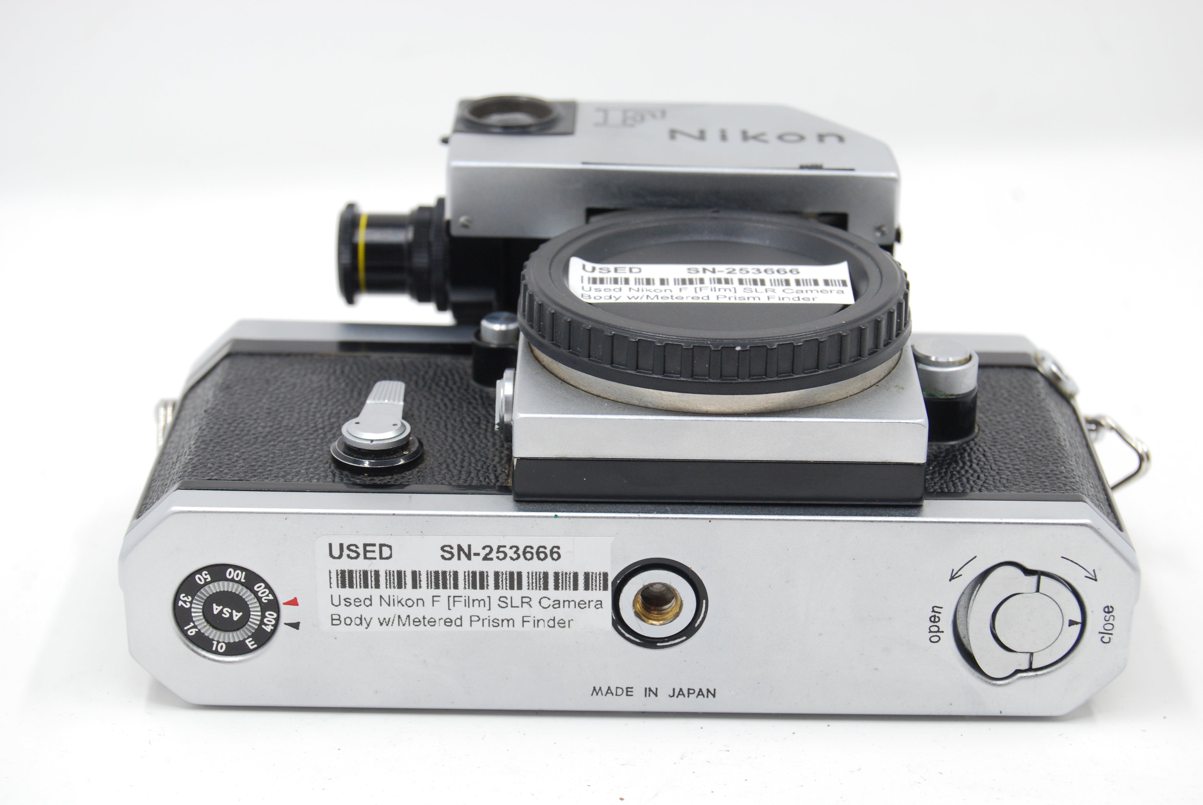 Used Nikon F [Film] SLR Camera Body w/Metered Prism Finder