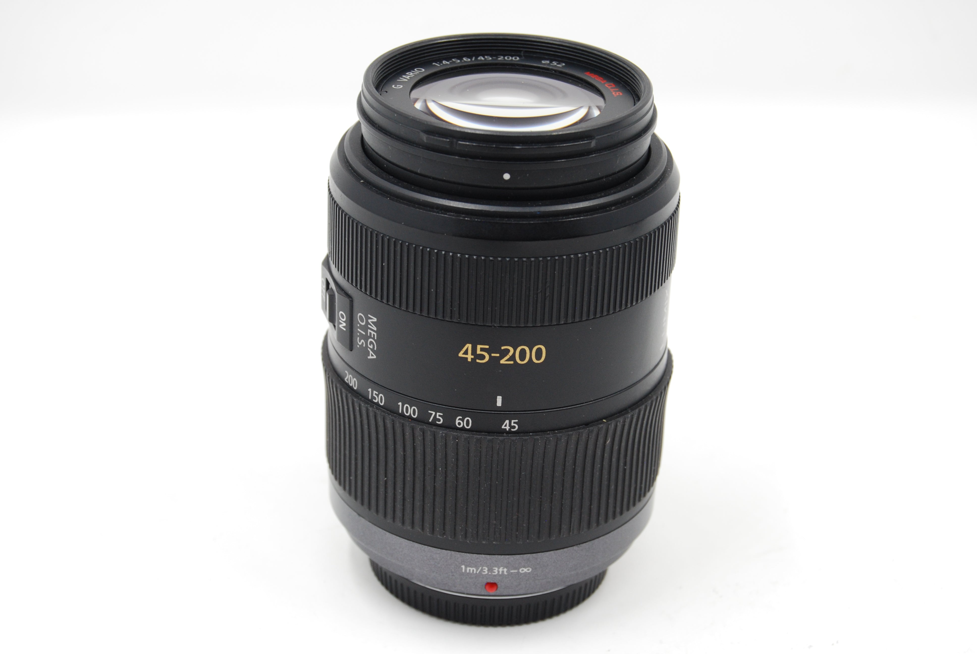Used Panasonic Lumix 45-200mm f4-5.6 G Vario M43 Lens