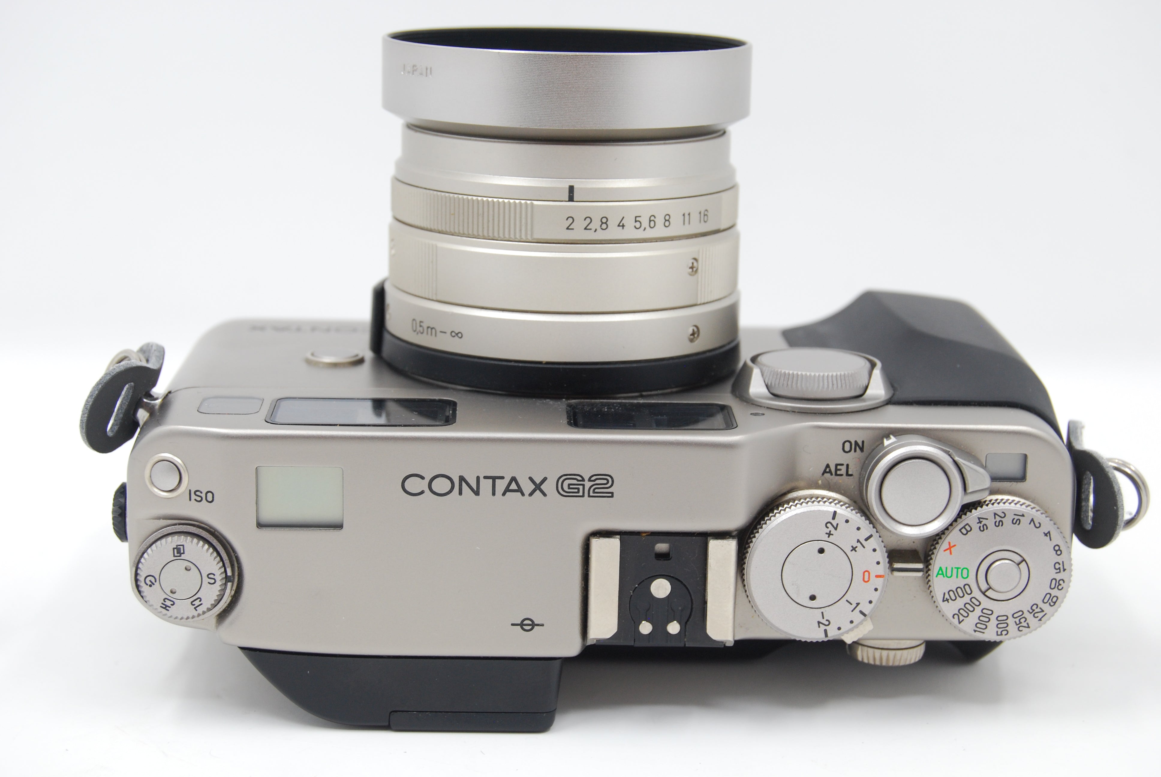 USED Contax G2 Rangefinder w/Planar 45mm f/2 Lens + GD-2 Data Back