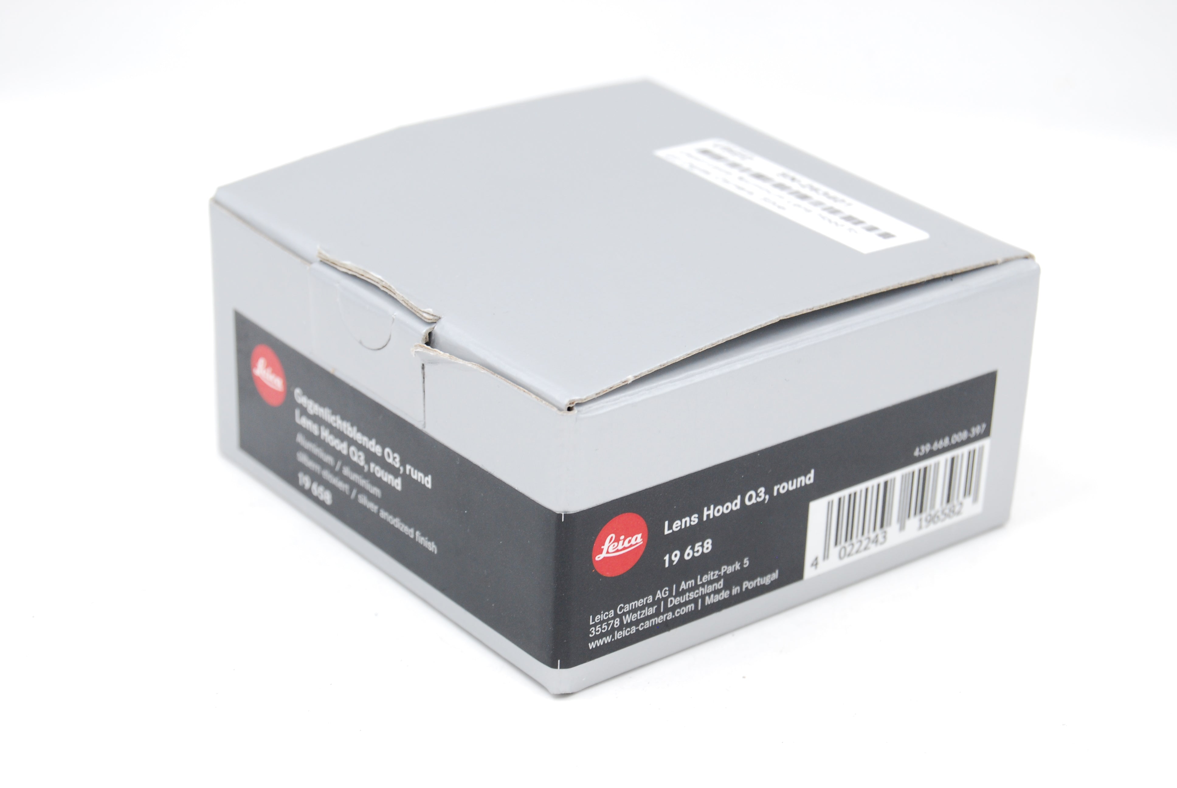 Used Leica Aluminum Lens Hood for Q3 Digital Camera, Silver