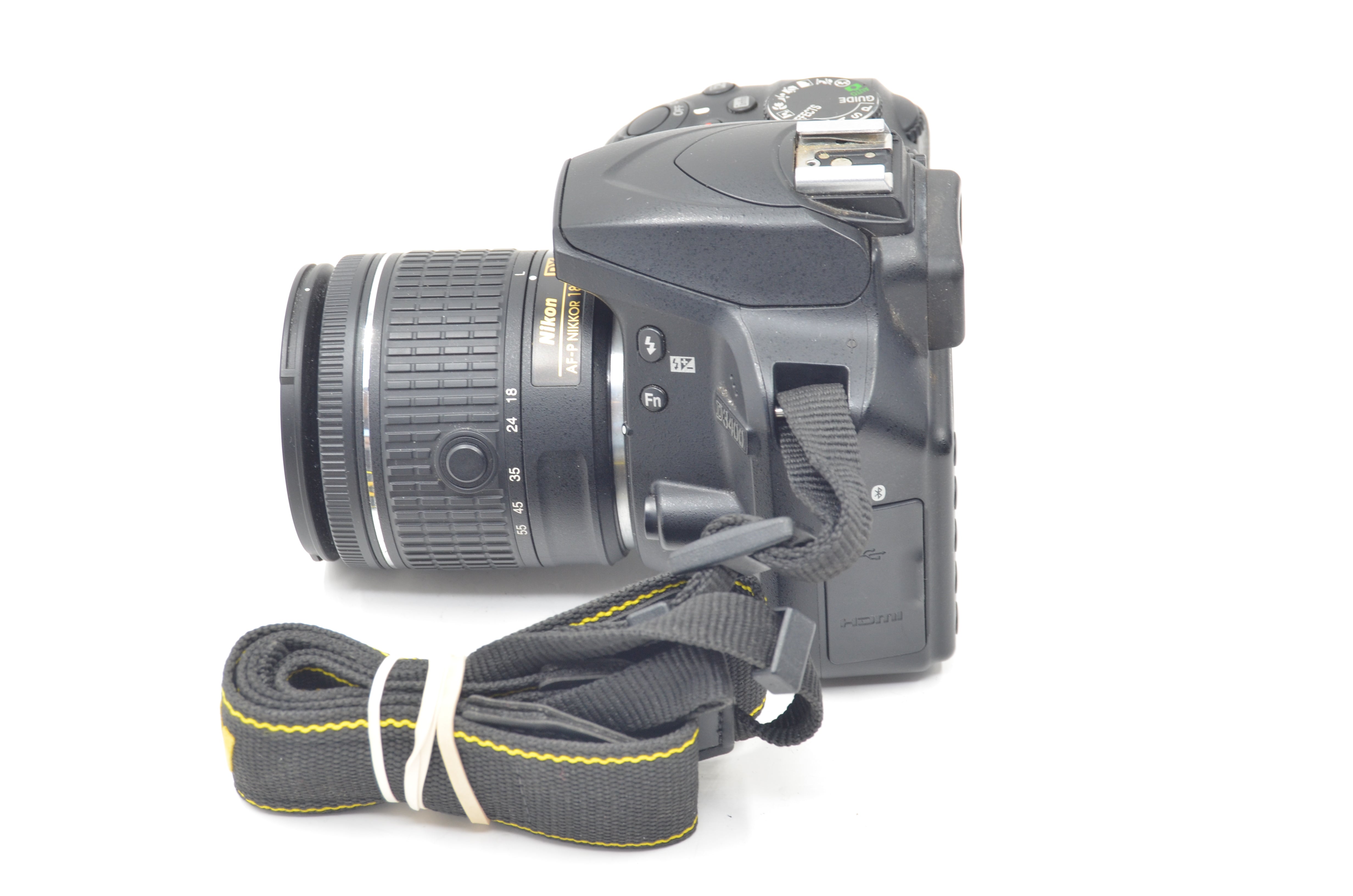 USED Nikon D3400 Digital SLR Kit (Black) with AF-P 18-55mm f3.5-5.6 G VR DX Lens