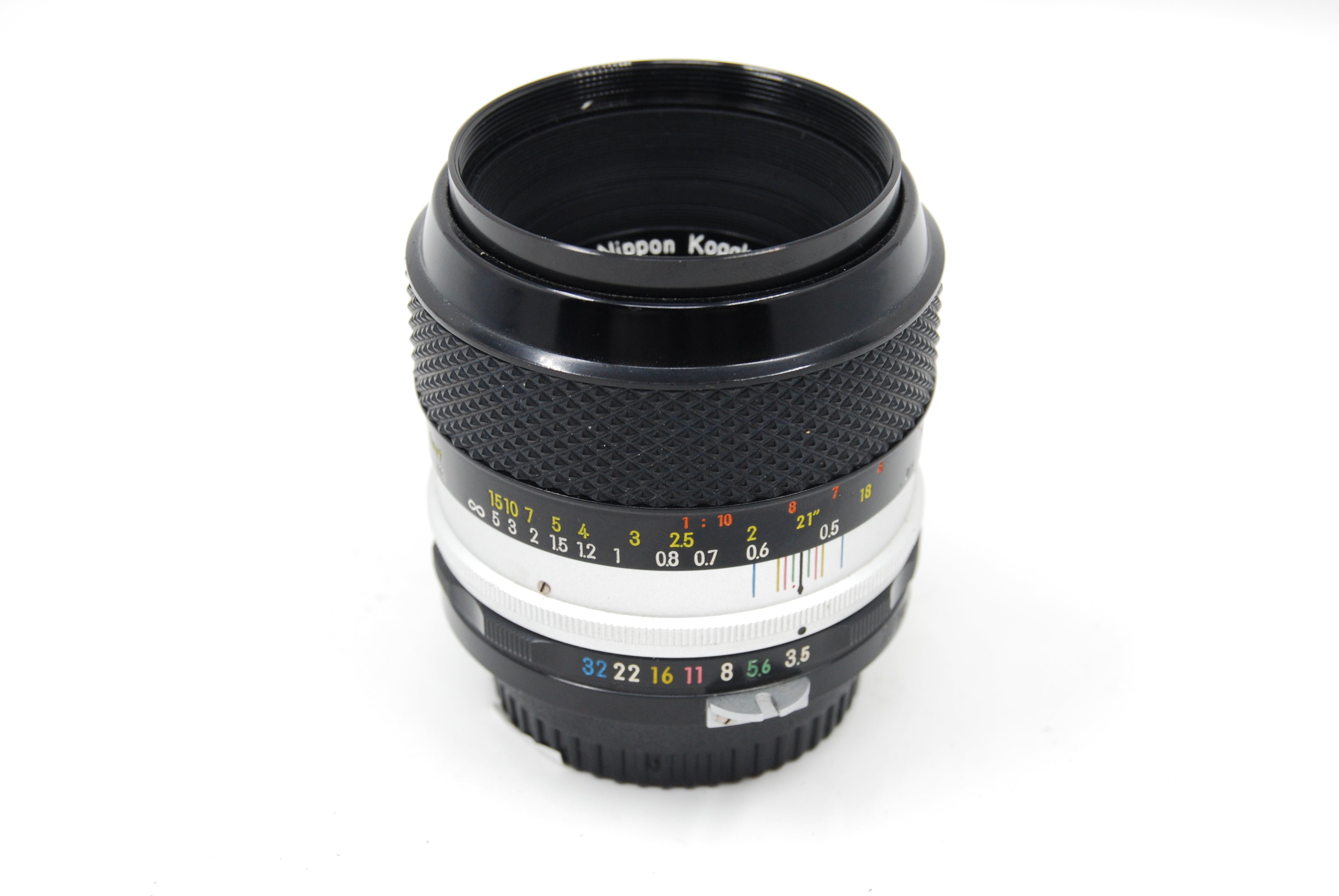 Used Nikon 55mm f3.5 Micro-Nikkor-P Non-AI Lens